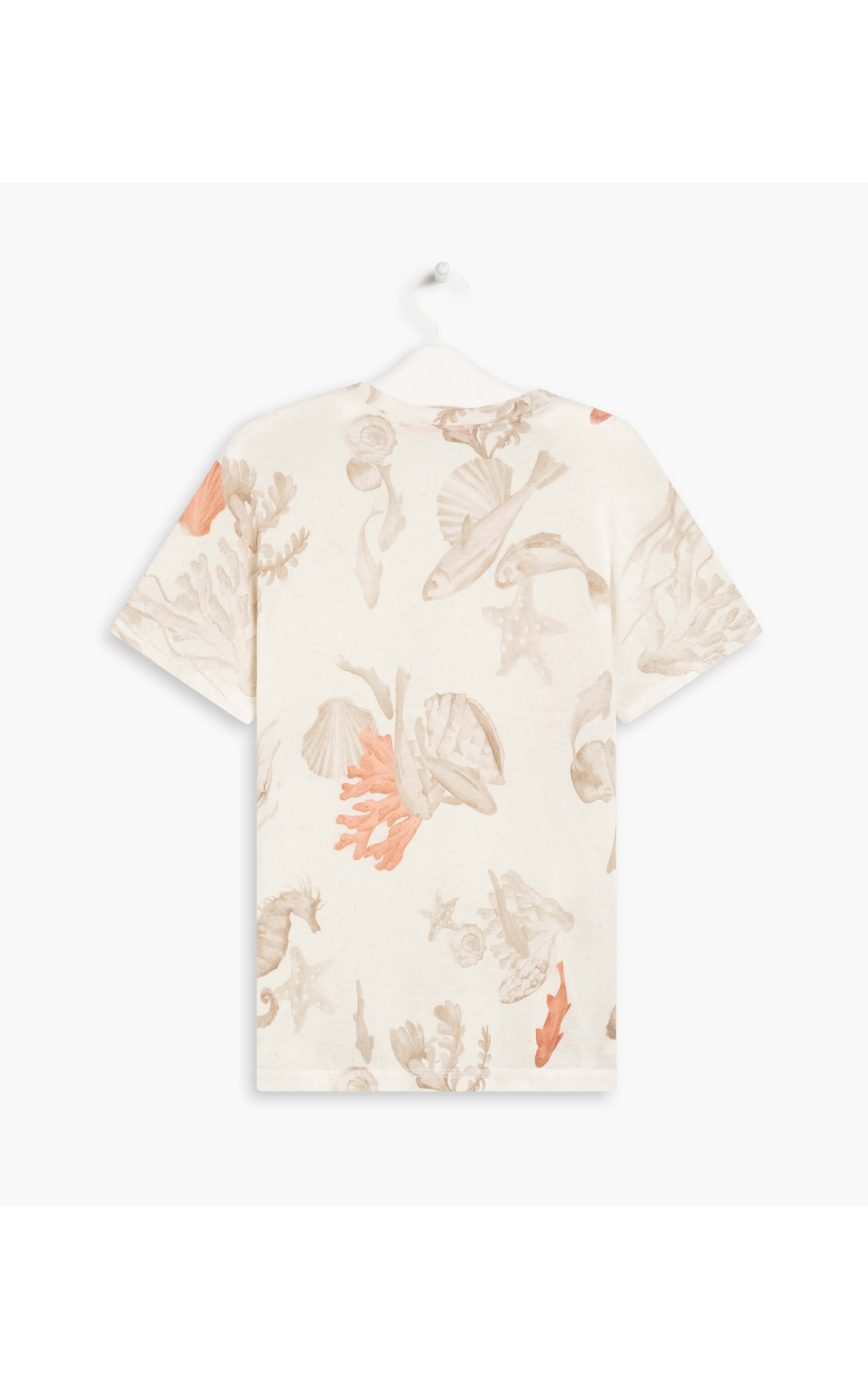 Blusa Linho  Jade Estampa Corais Sandy