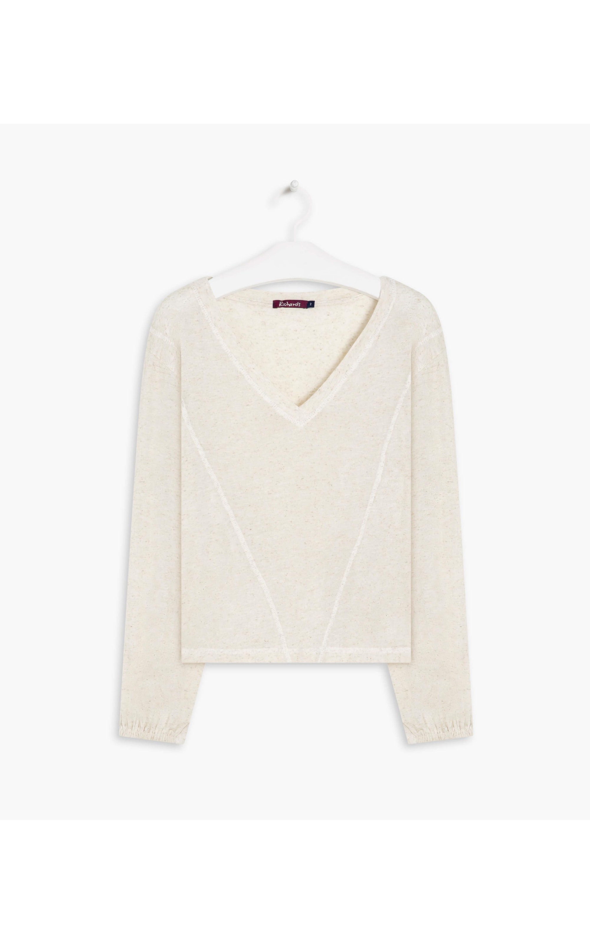 Blusa Linho  Juma  Liso Areia