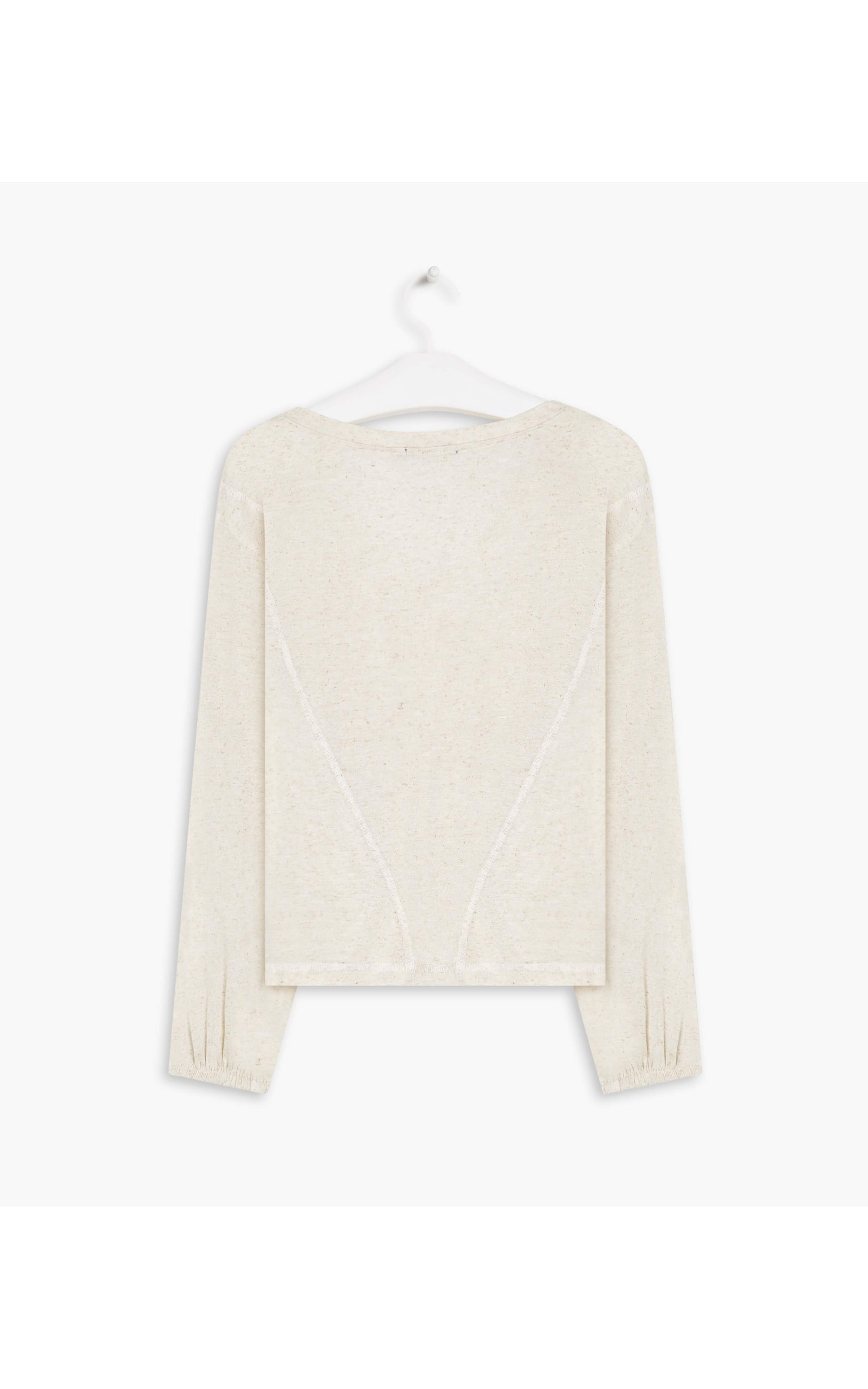 Blusa Linho  Juma  Liso Areia