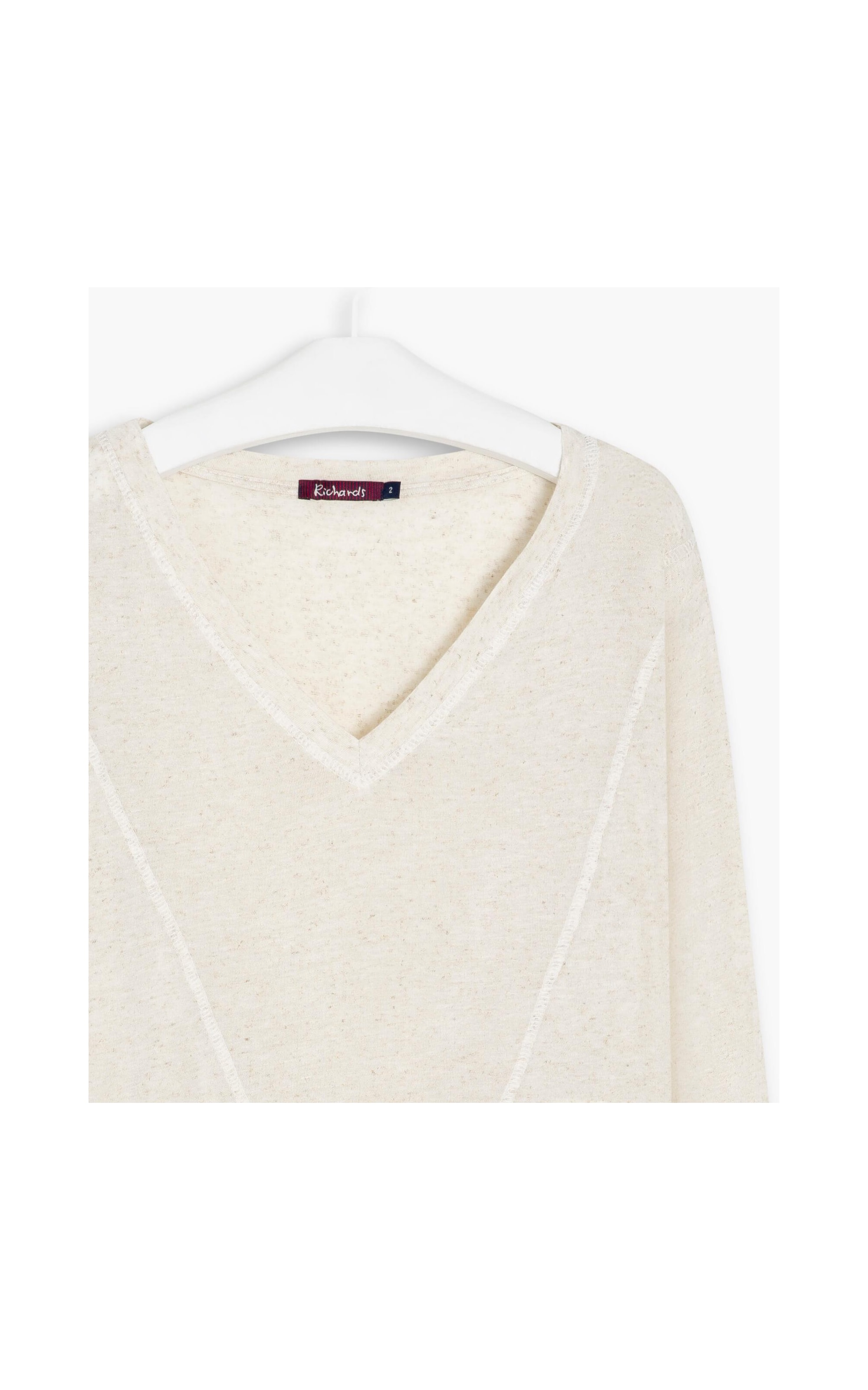 Blusa Linho  Juma  Liso Areia