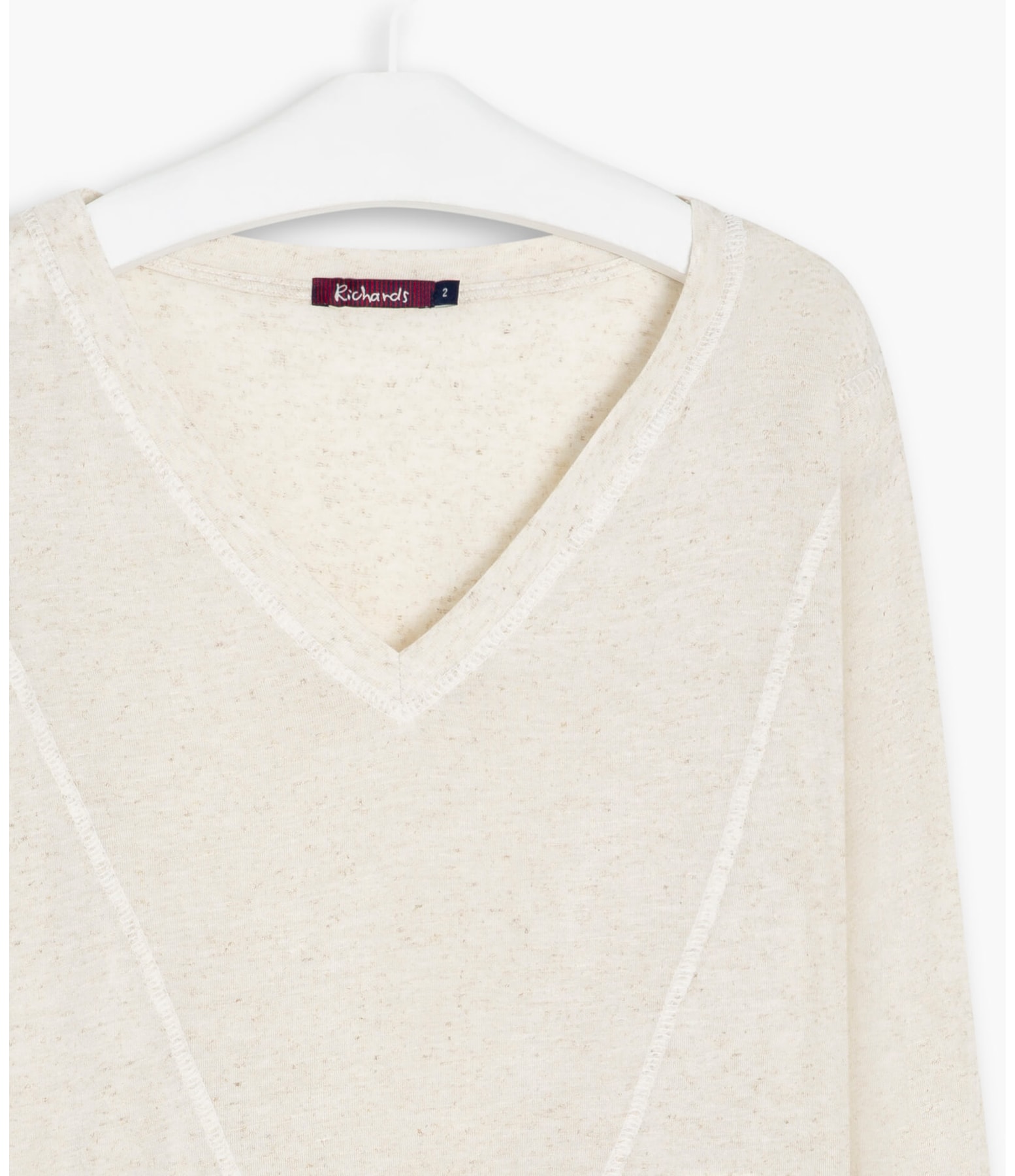 Blusa Linho  Juma  Liso Areia
