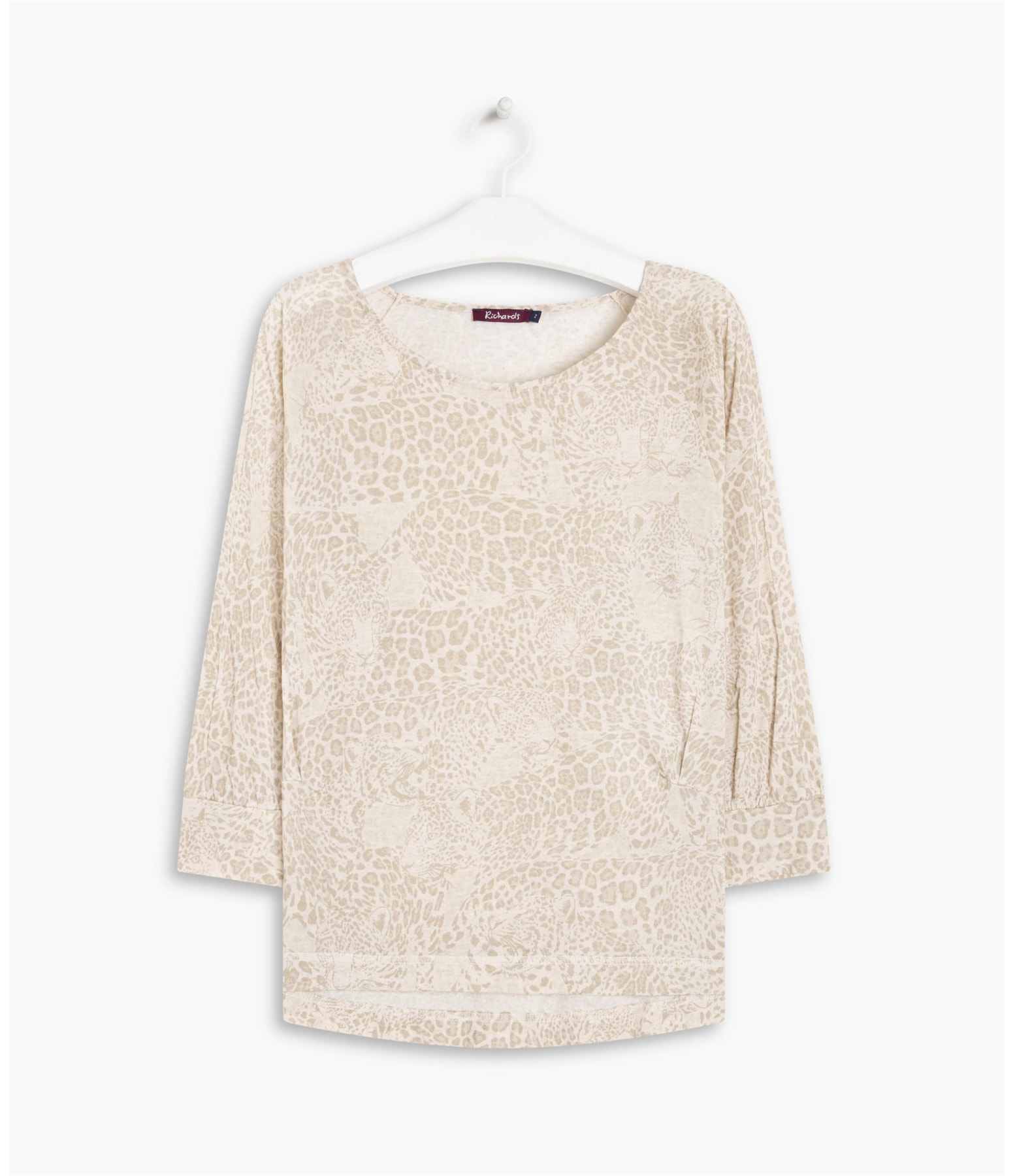 Blusa Linho  Kim Estmapa La Onza Sandy