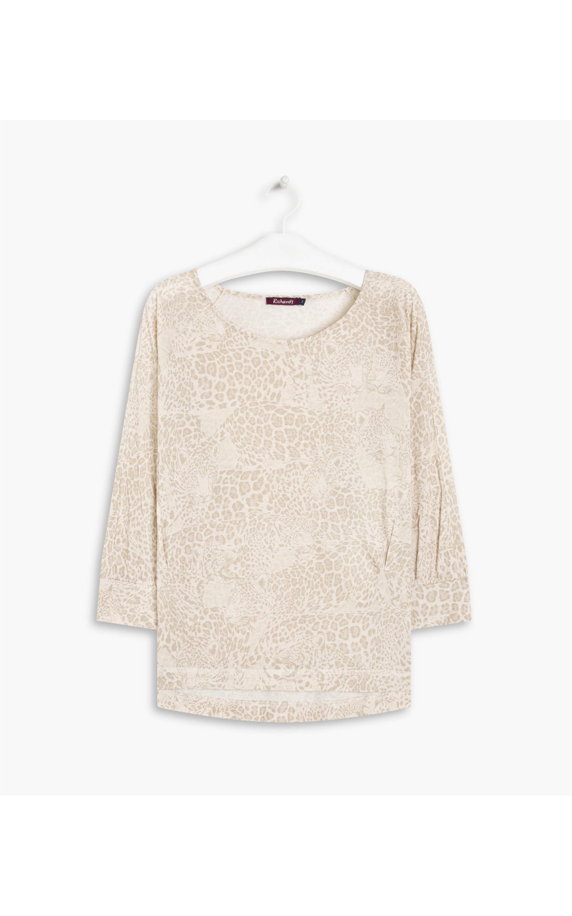Blusa Linho  Kim Estmapa La Onza Sandy