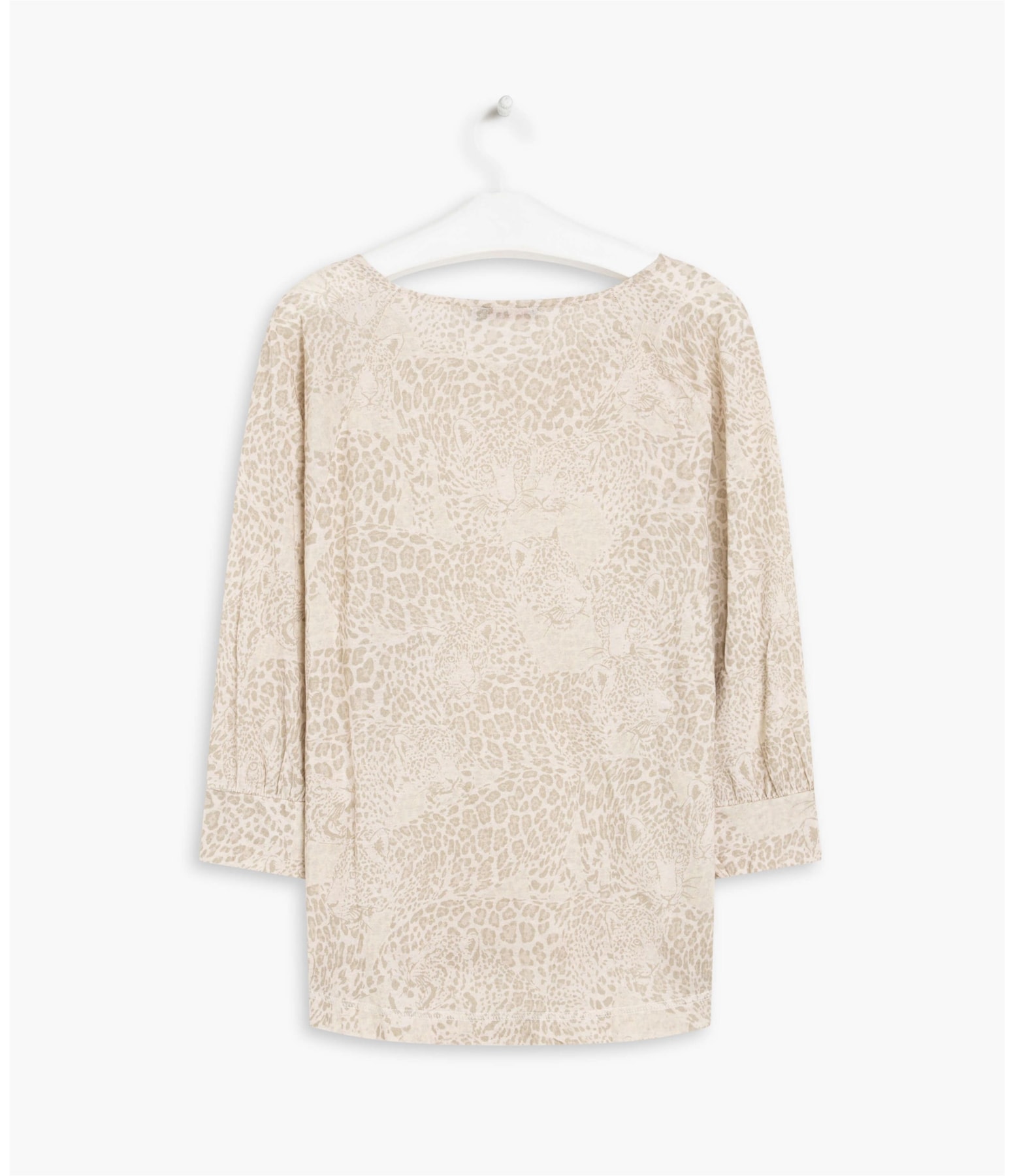 Blusa Linho  Kim Estmapa La Onza Sandy