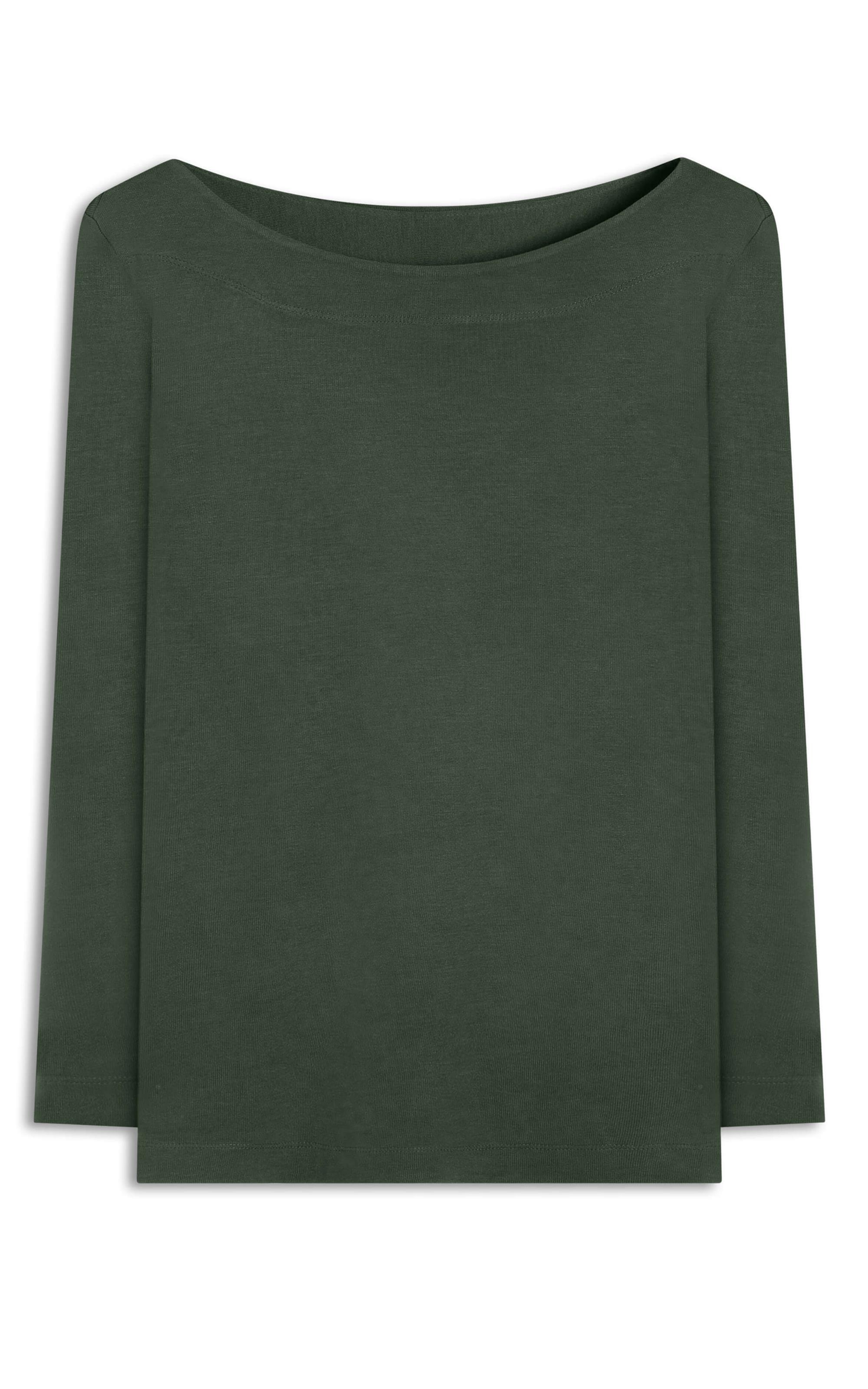 Blusa Linho  Kita Ml Verde Oliva