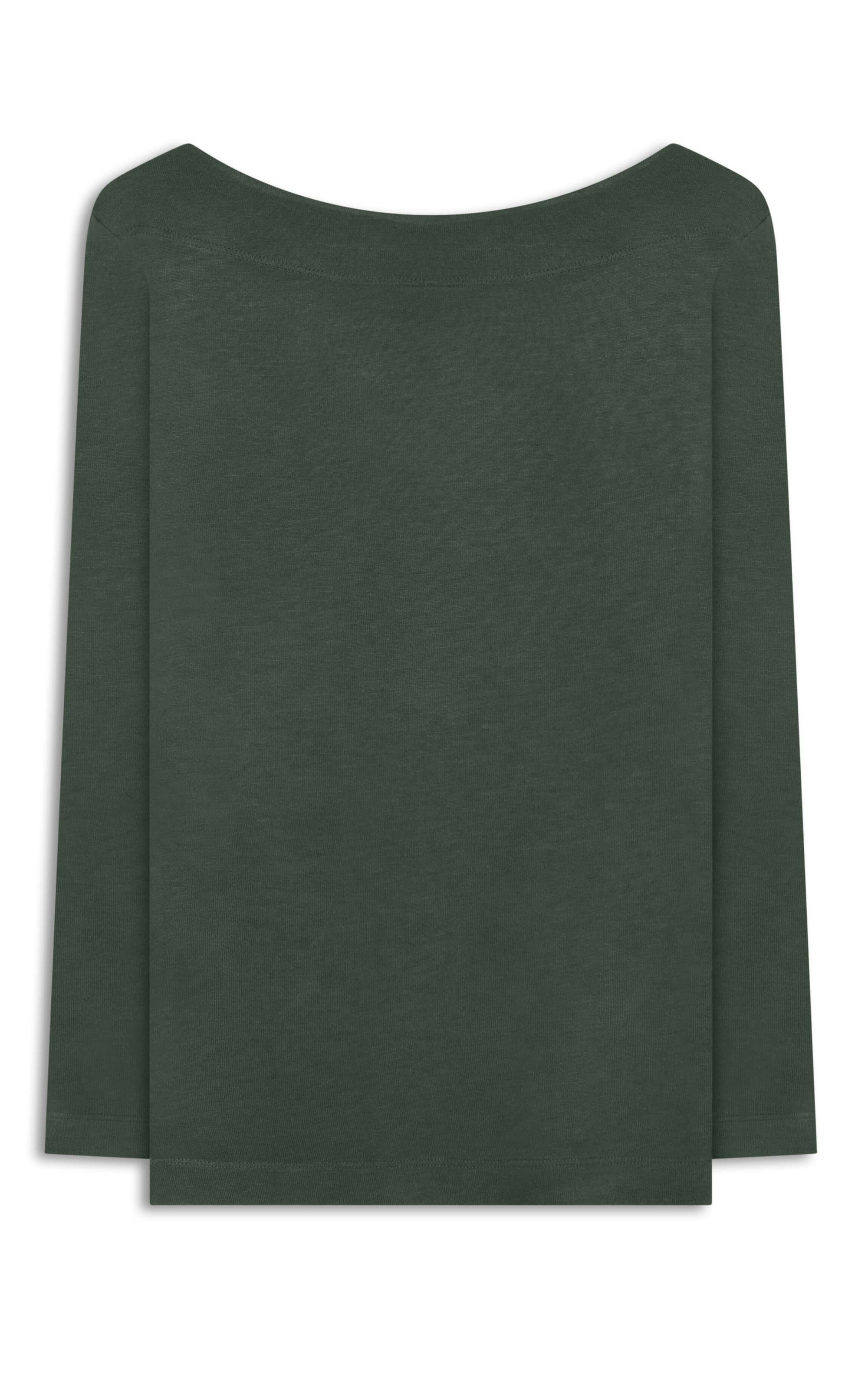 Blusa Linho  Kita Ml Verde Oliva