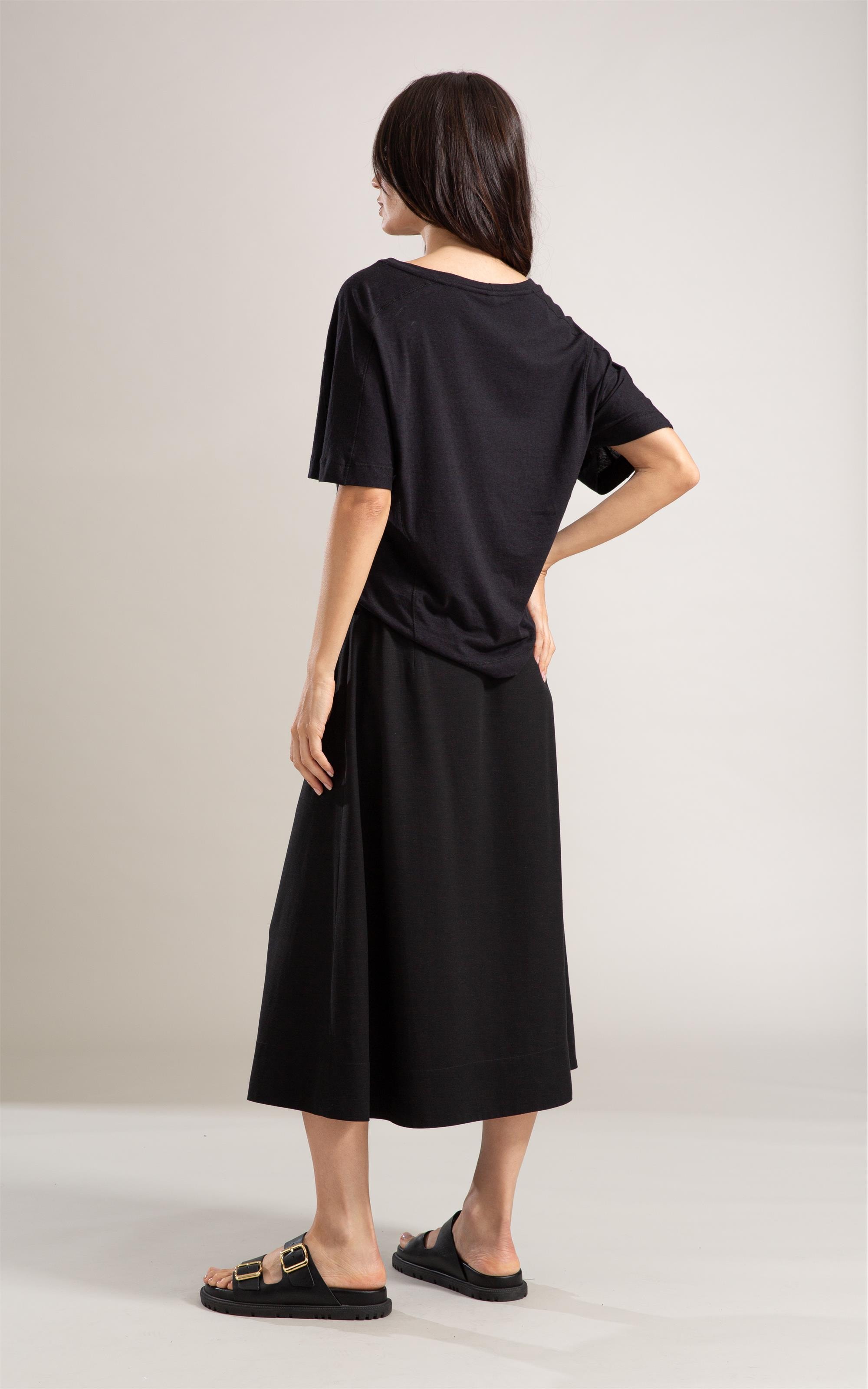 Blusa Linho  Klissia Preto