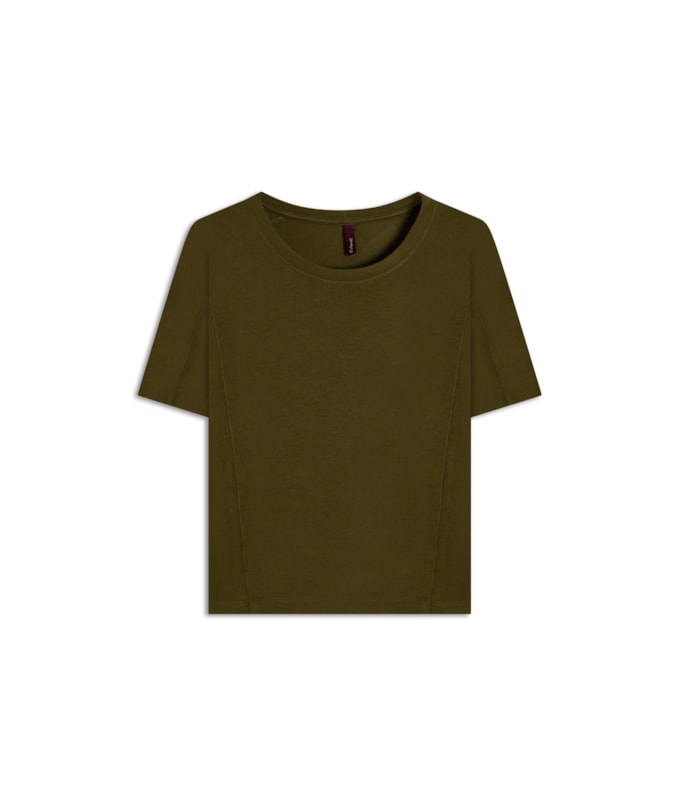 Blusa Linho  Klissia Verde Oliva