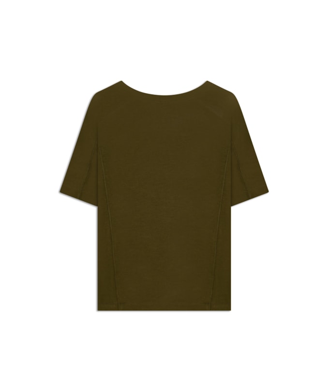 Blusa Linho  Klissia Verde Oliva