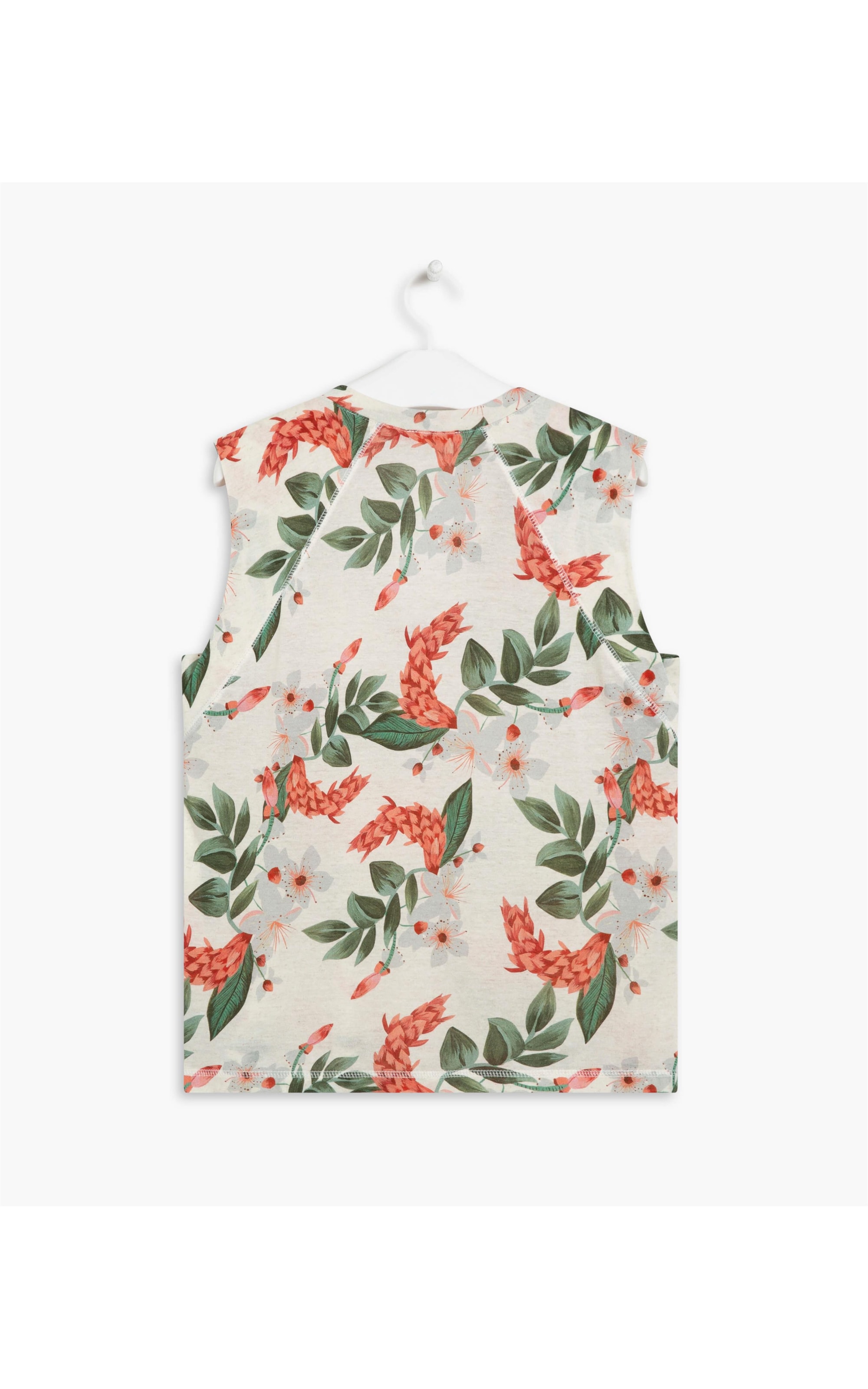 Blusa Linho  Kylie Estampa Hawaii Natural