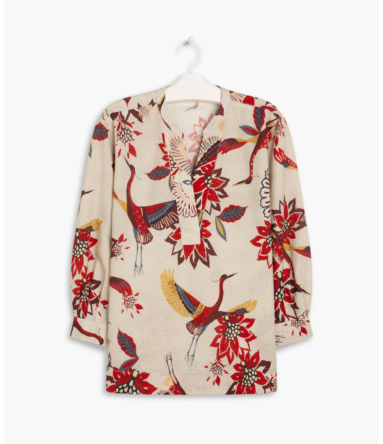 Blusa Linho  Laís Bordeaux