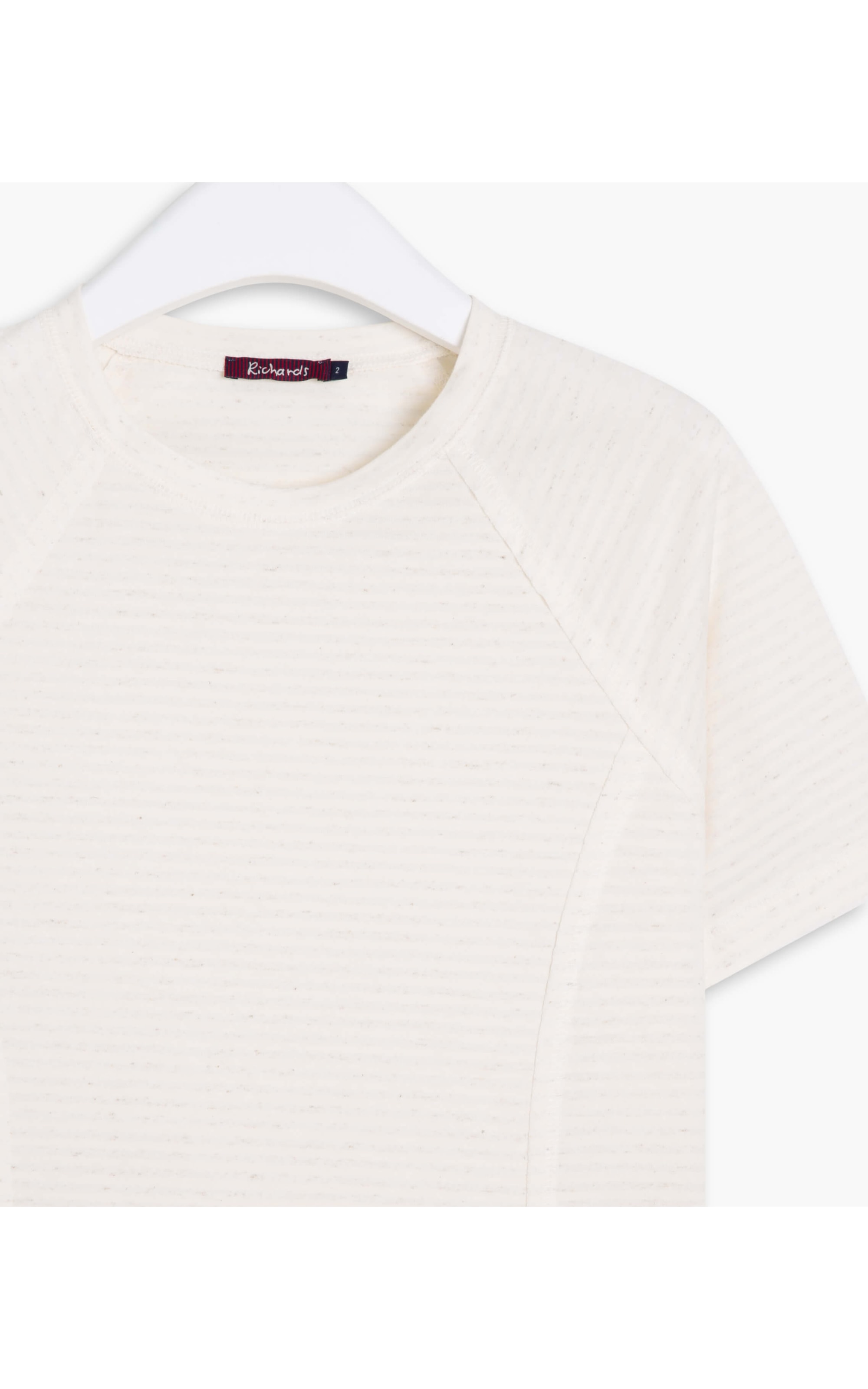 Blusa Linho  Laura Listrada Natural
