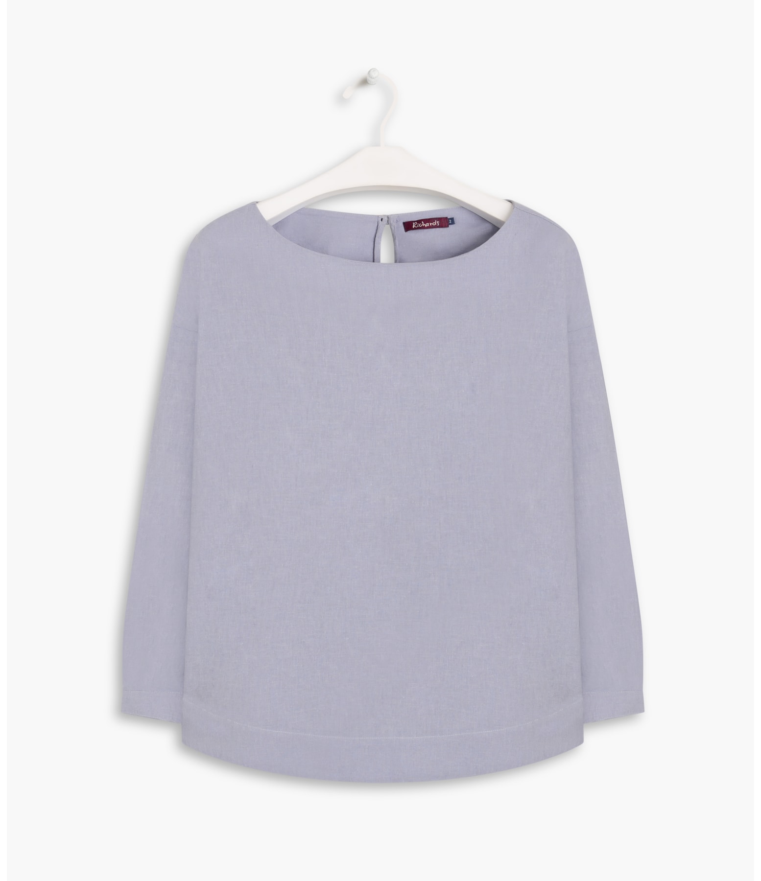 Blusa Linho  Libra Azul Chofer