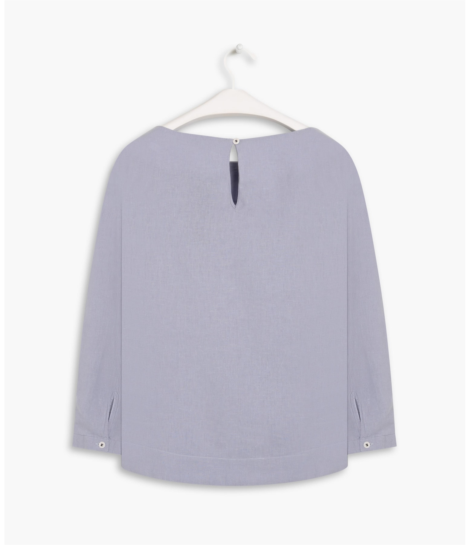 Blusa Linho  Libra Azul Chofer