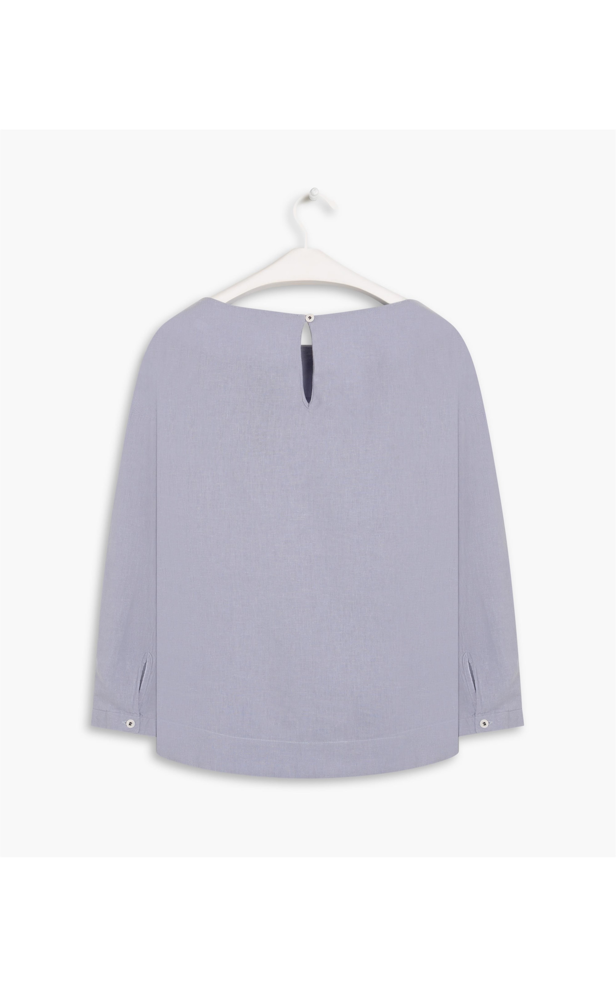 Blusa Linho  Libra Azul Chofer