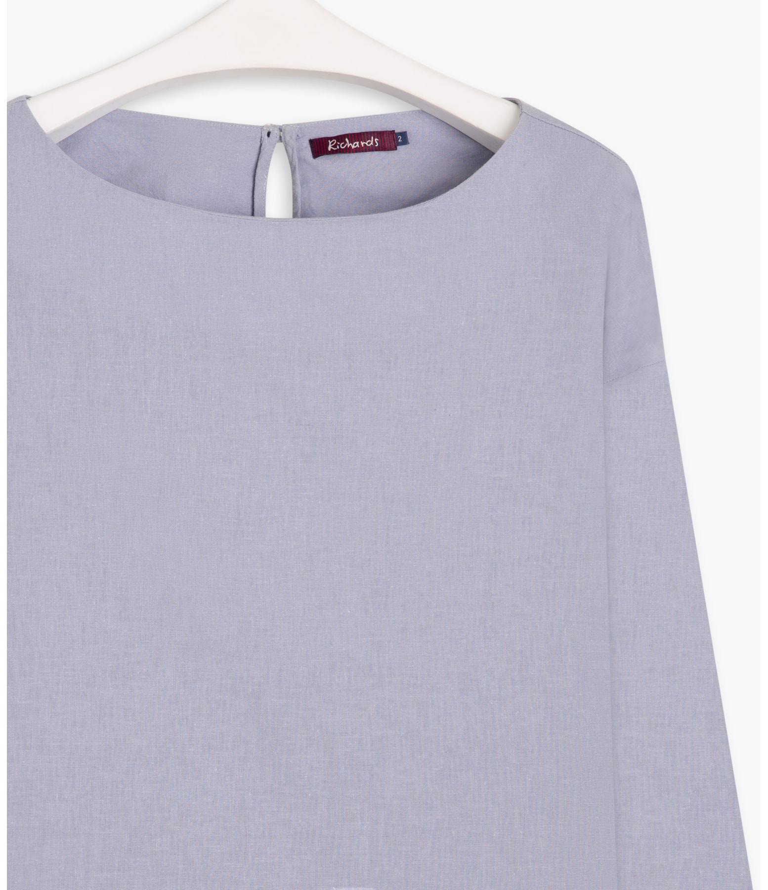 Blusa Linho  Libra Azul Chofer