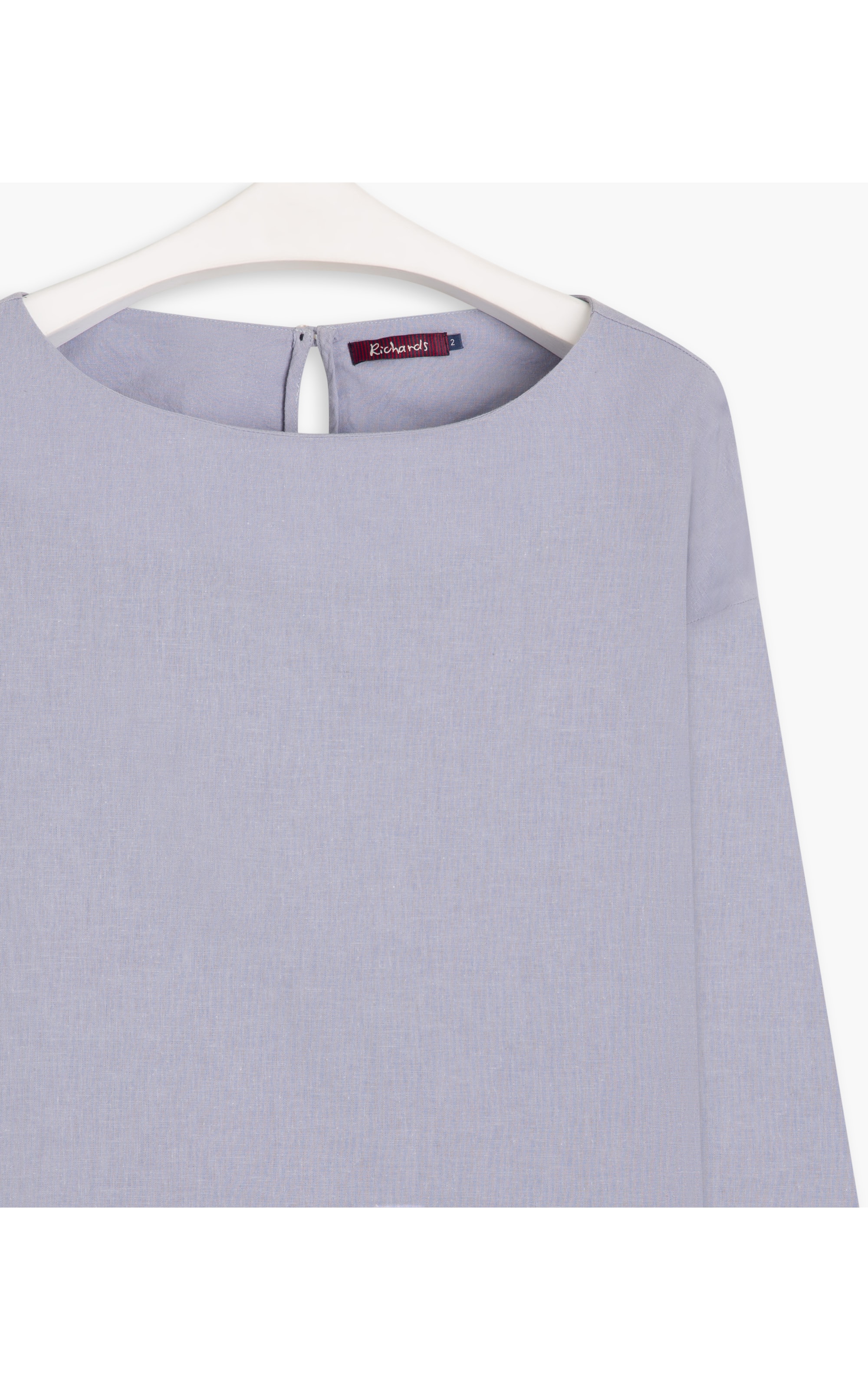 Blusa Linho  Libra Azul Chofer