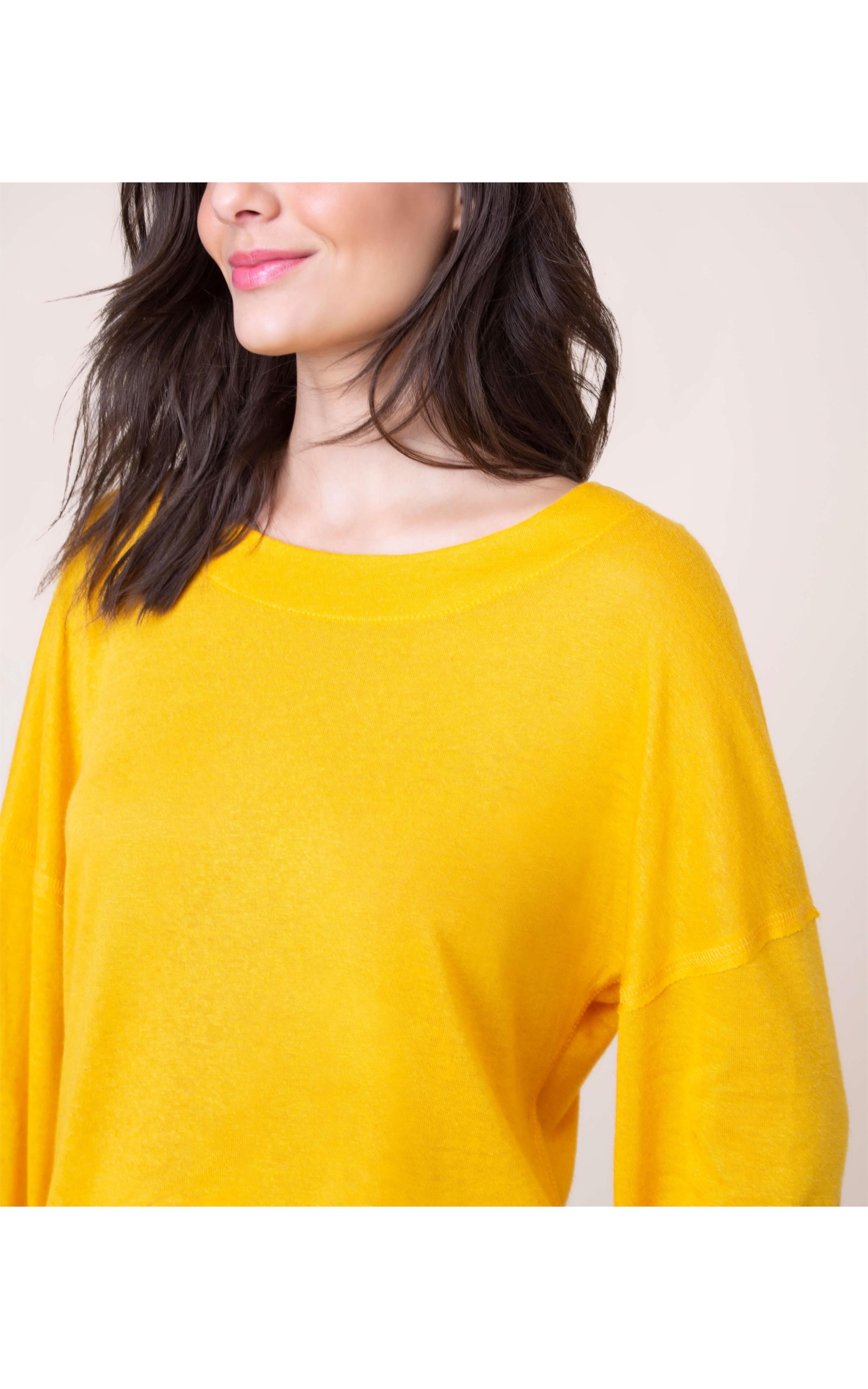 Blusa Linho  Lori Amarelo
