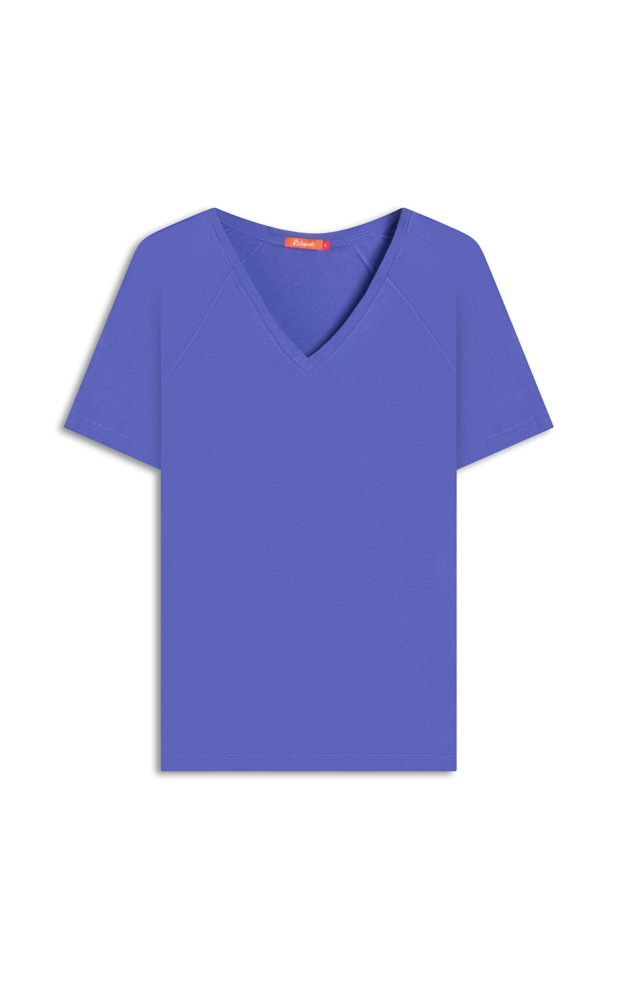 Blusa Linho  Luisa Decote v Azul Bic