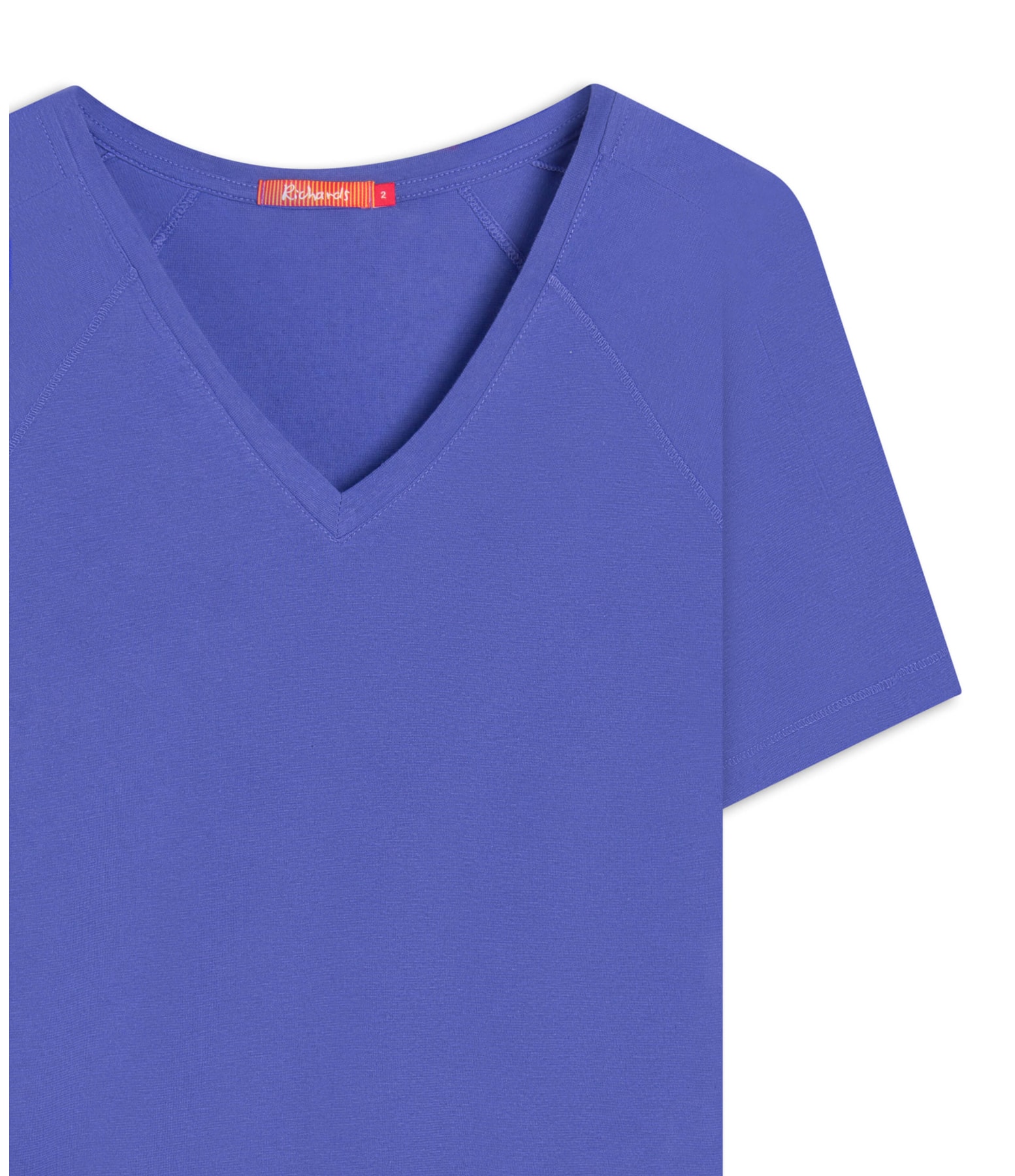 Blusa Linho  Luisa Decote v Azul Bic