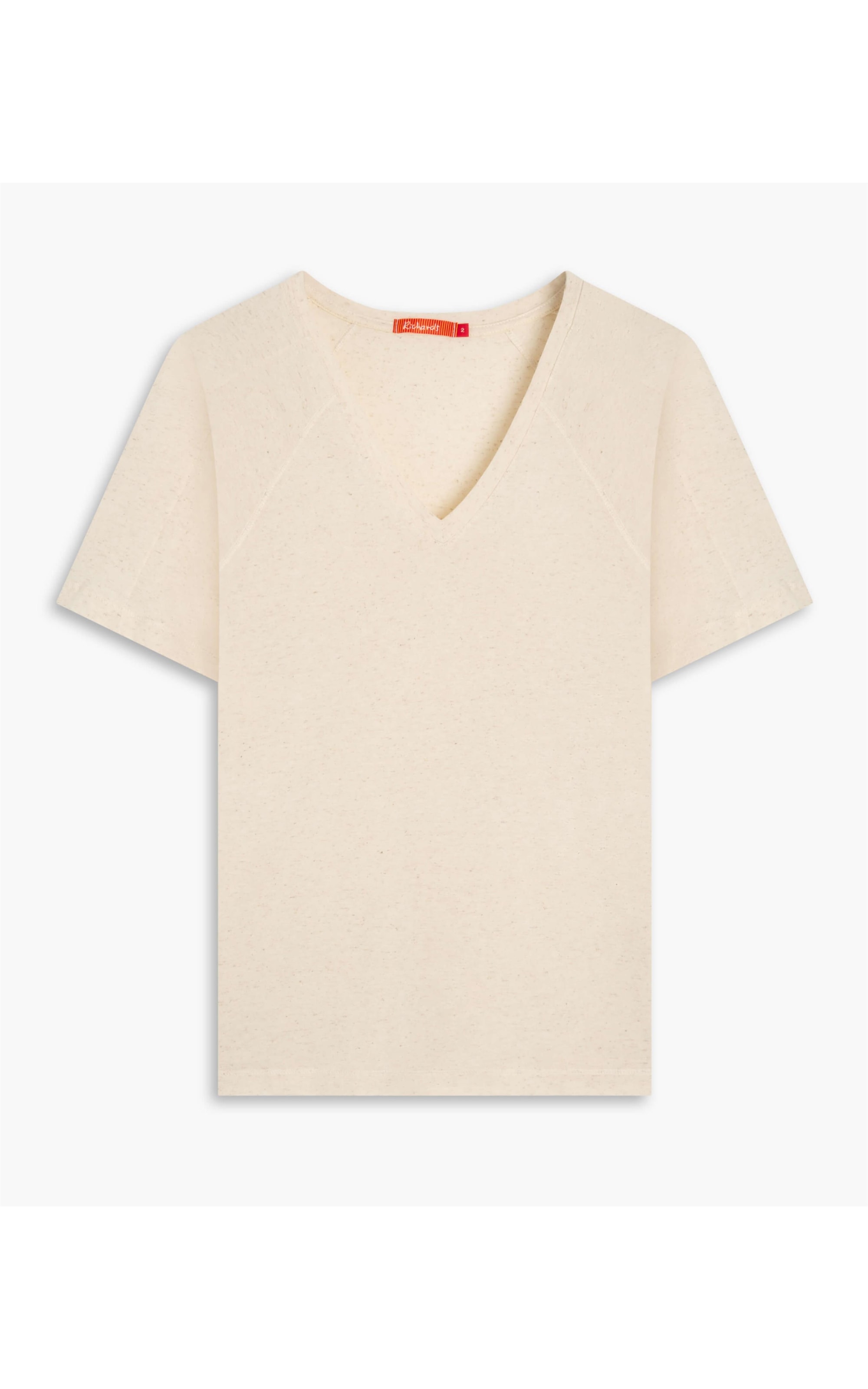 Blusa Linho  Luisa Decote v Off White