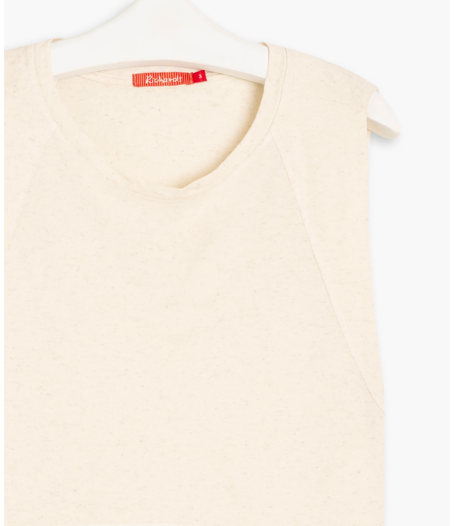 Blusa Linho  Luna  Liso Natural