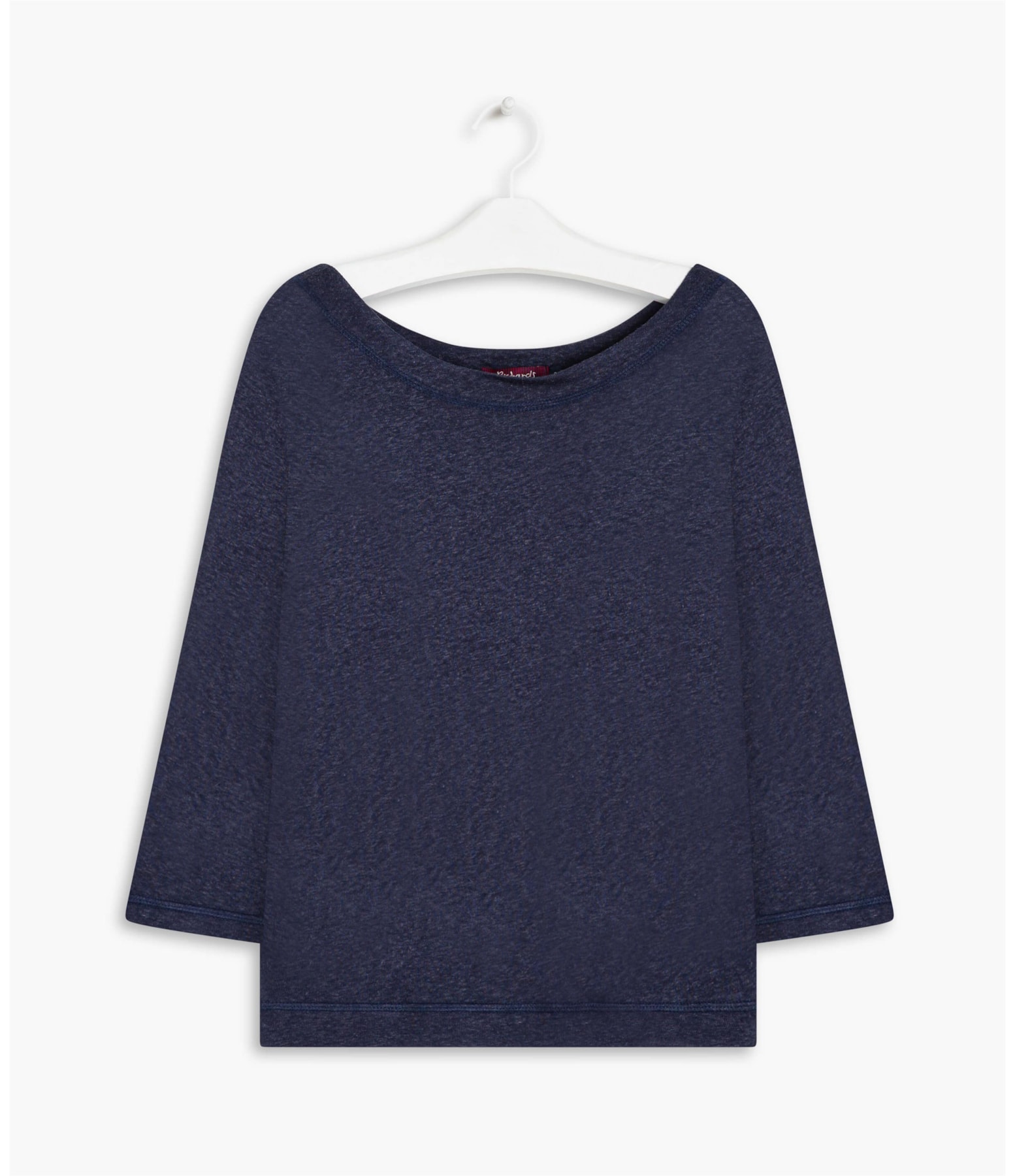 Blusa Linho  Lys  Liso Marinho