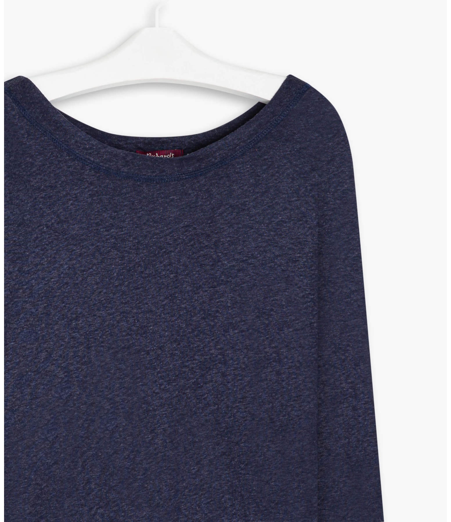 Blusa Linho  Lys  Liso Marinho