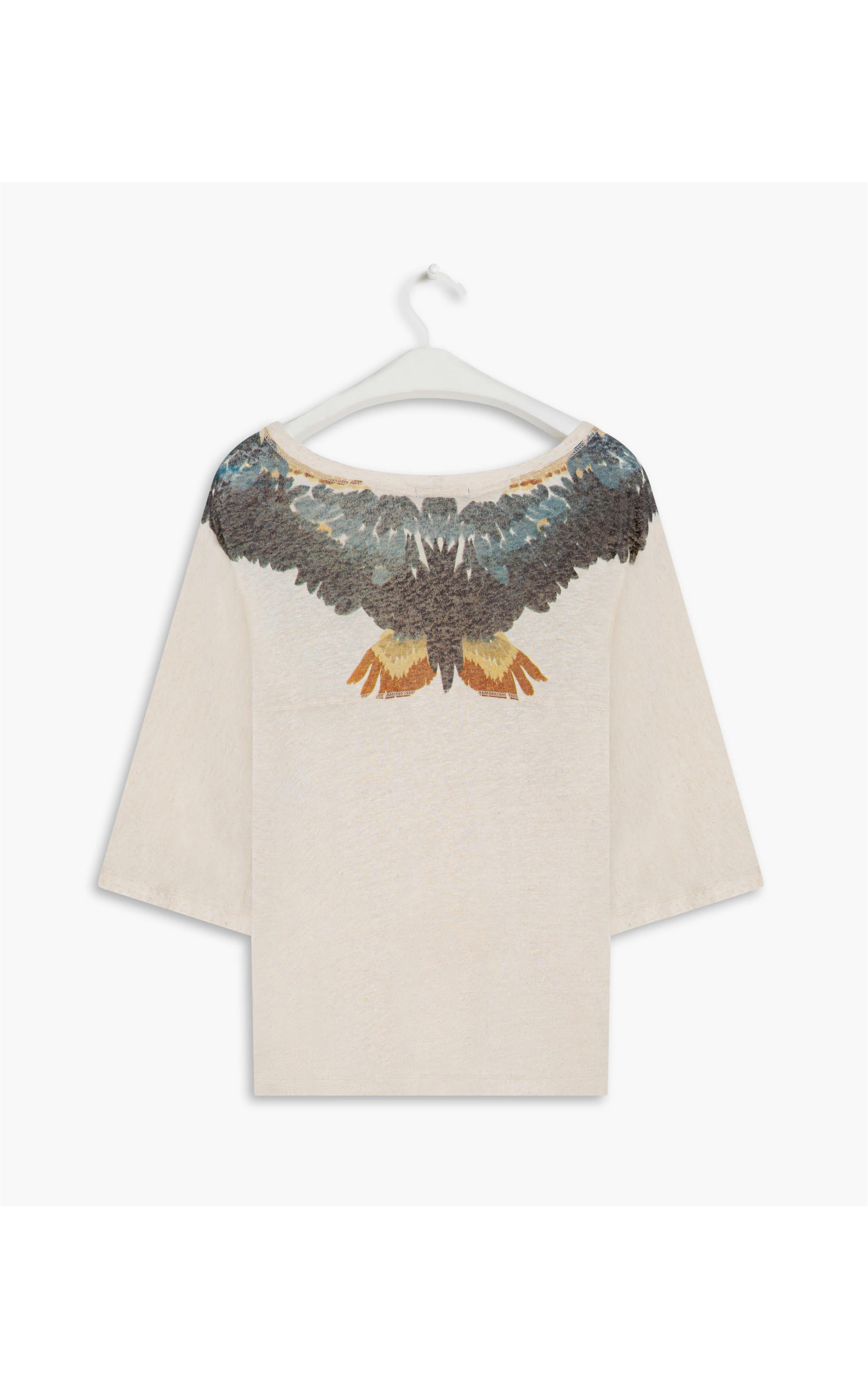 Blusa Linho  Magic  Estampa Aguia Natural