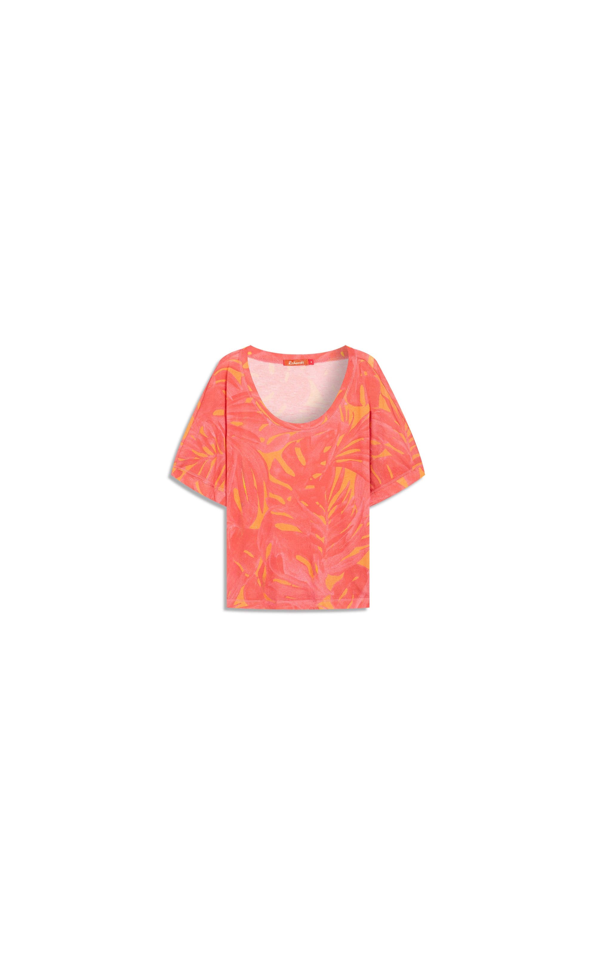 Blusa Linho  Malie Estampa Thaiti Pink