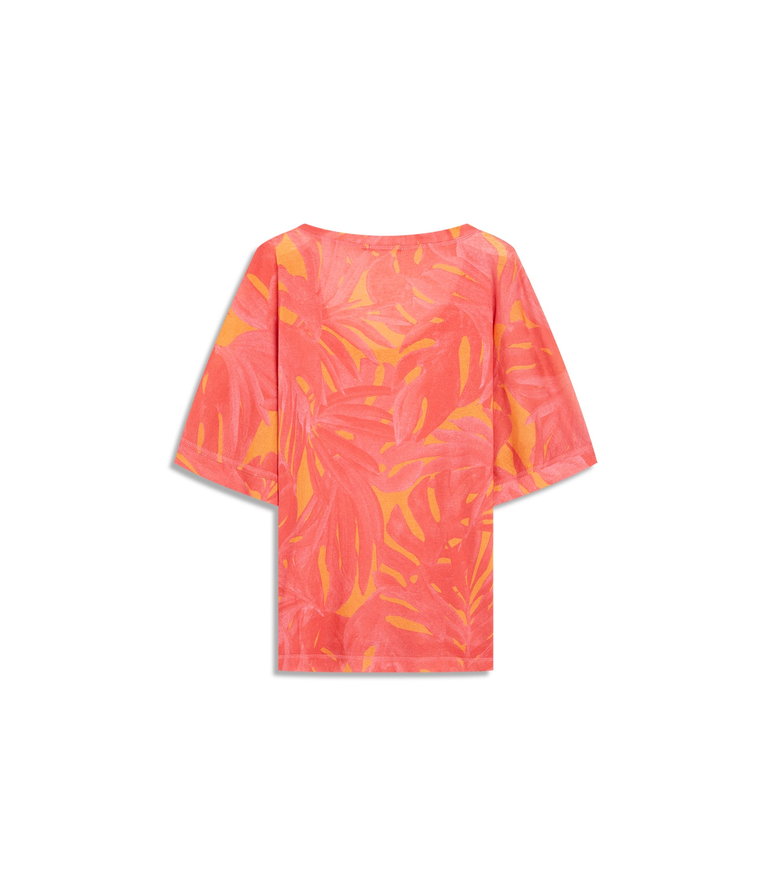 Blusa Linho  Malie Estampa Thaiti Pink