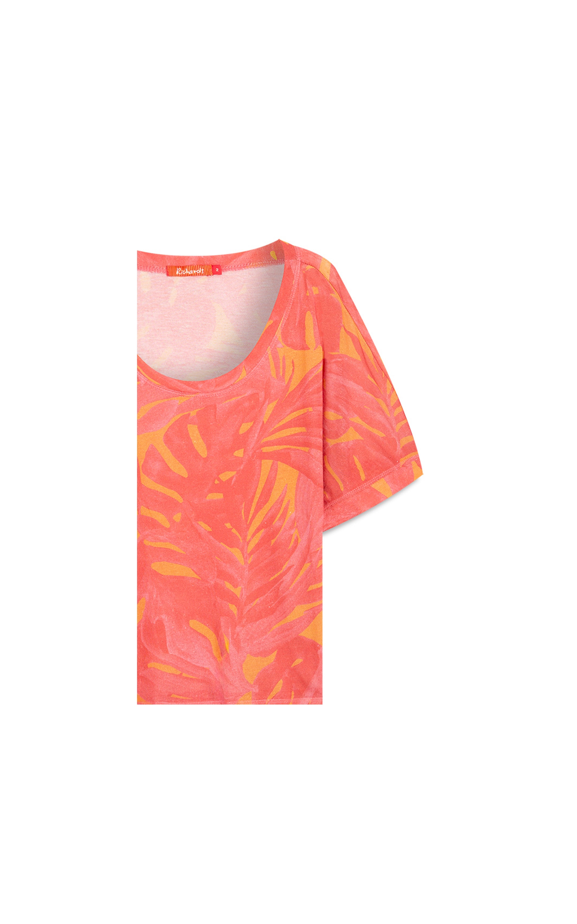 Blusa Linho  Malie Estampa Thaiti Pink
