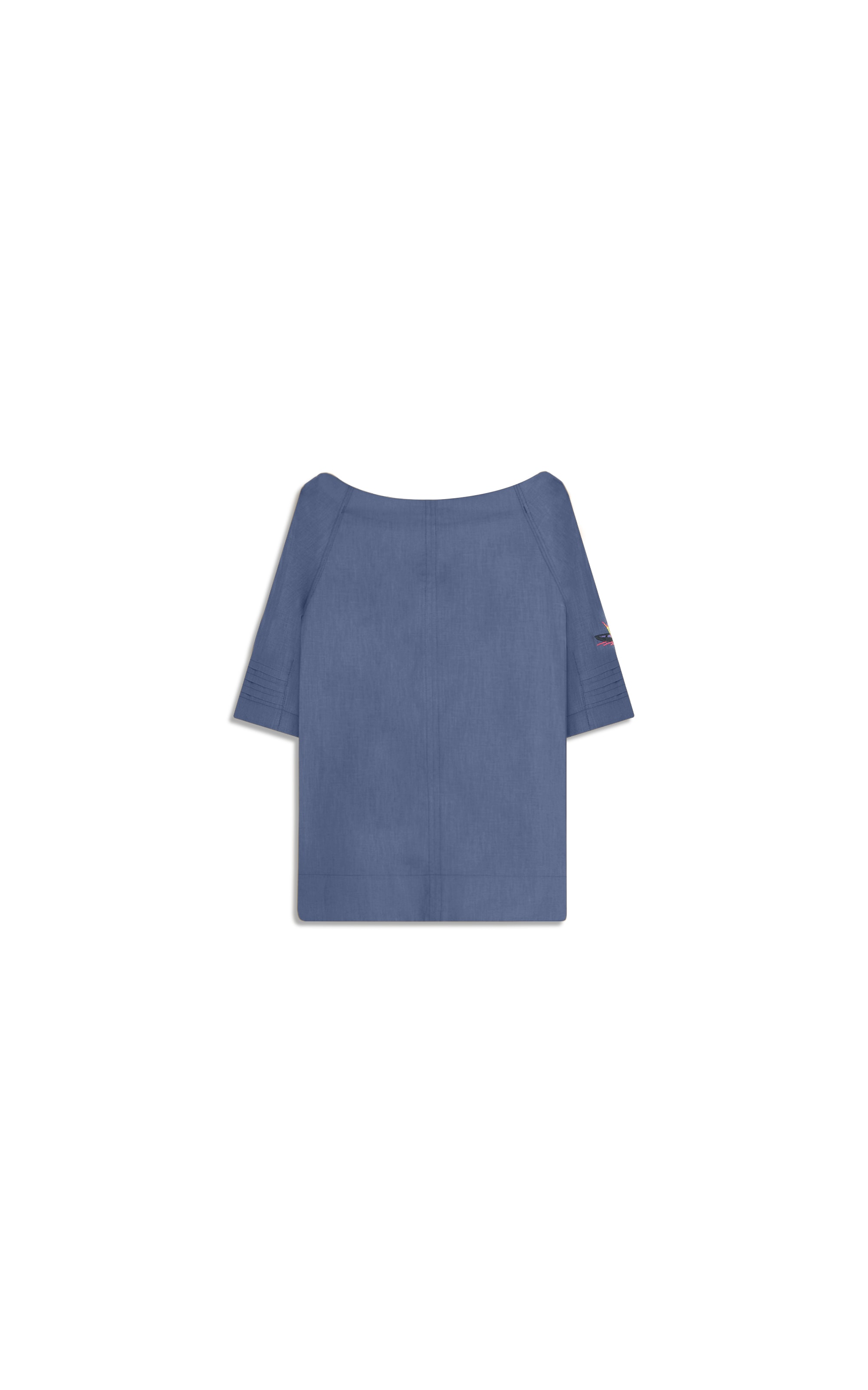 Blusa Linho  Megan Azul Jeans