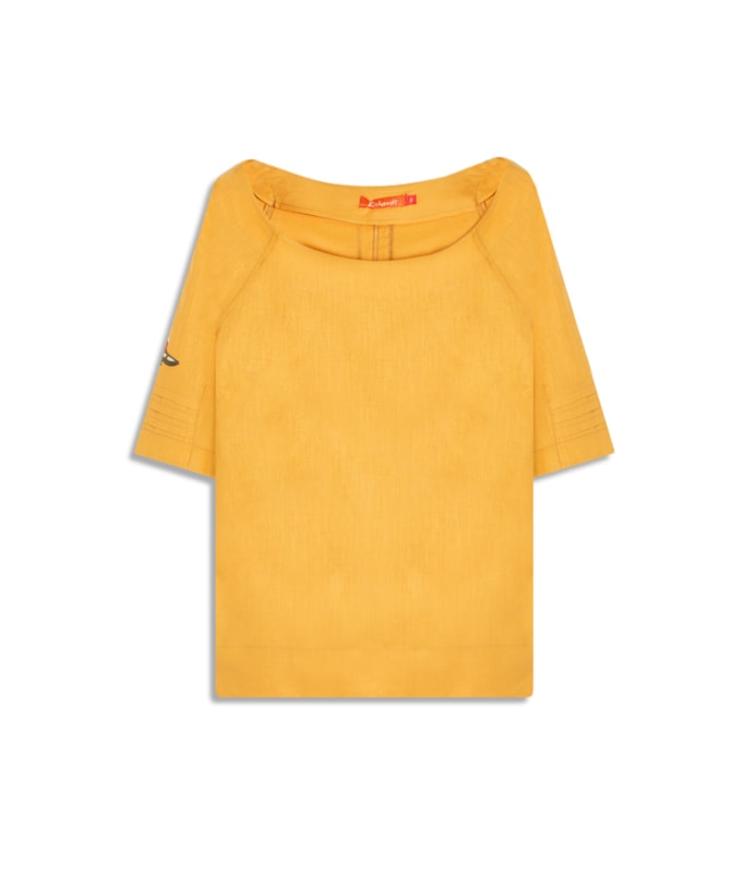 Blusa Linho  Megan Mostarda