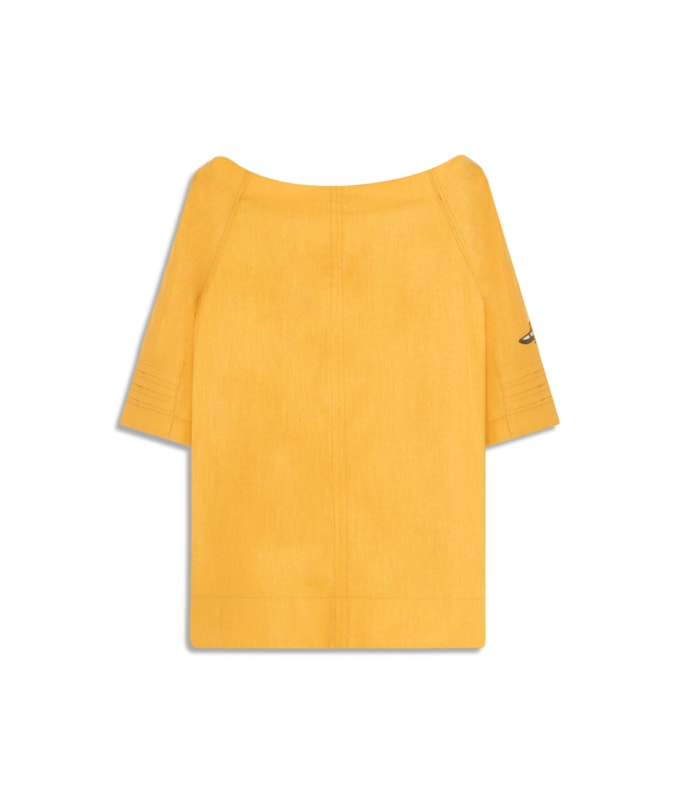 Blusa Linho  Megan Mostarda