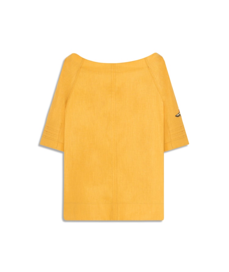 Blusa Linho  Megan Mostarda