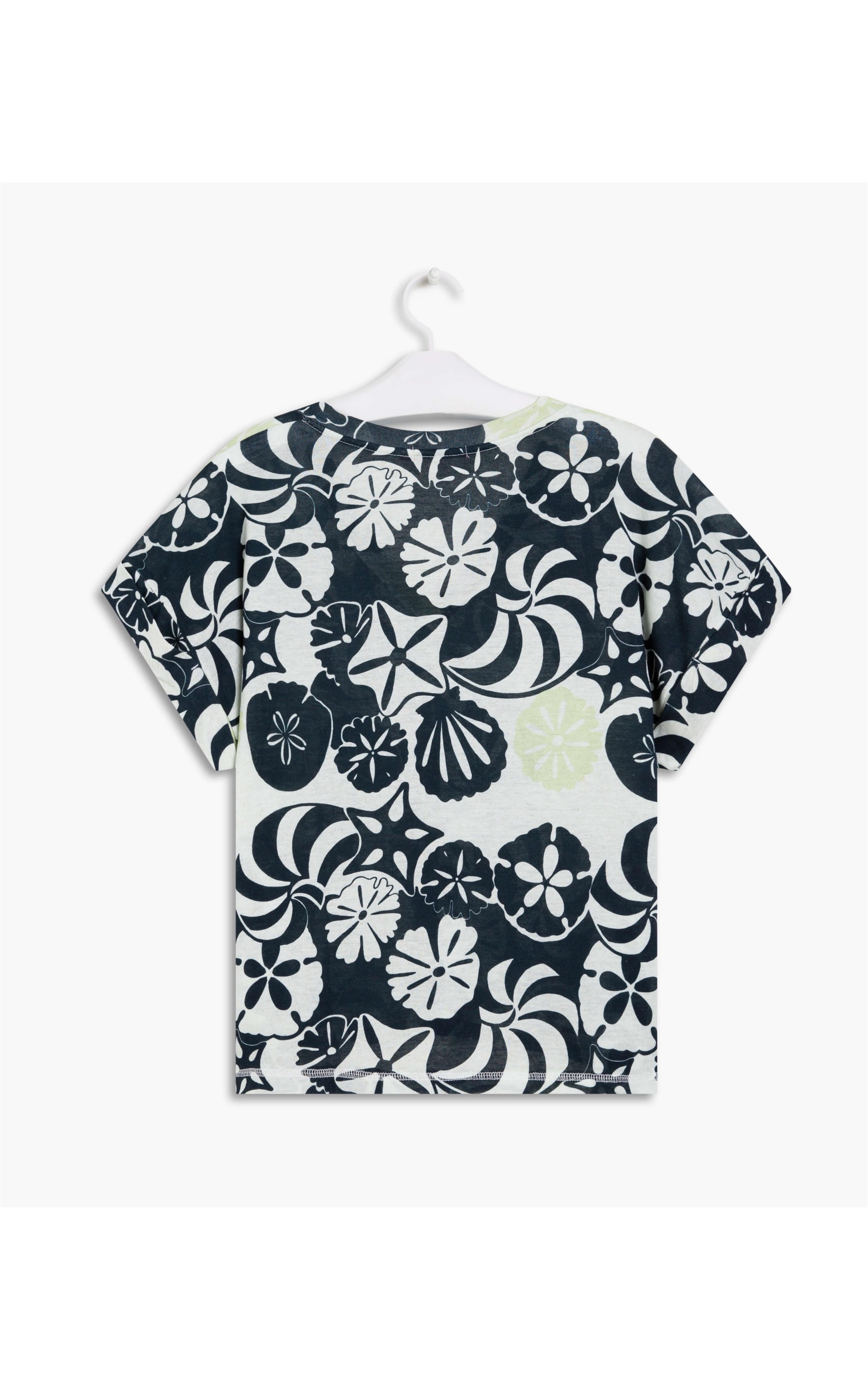 Blusa Linho  Milles Est Buzios Dark Navy