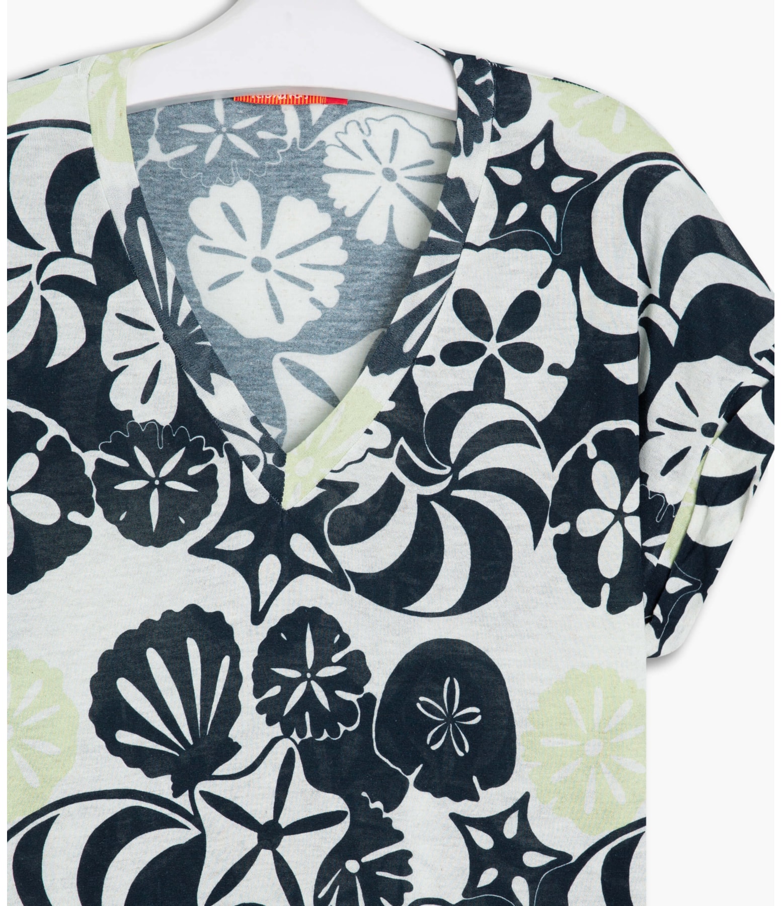 Blusa Linho  Milles Est Buzios Dark Navy