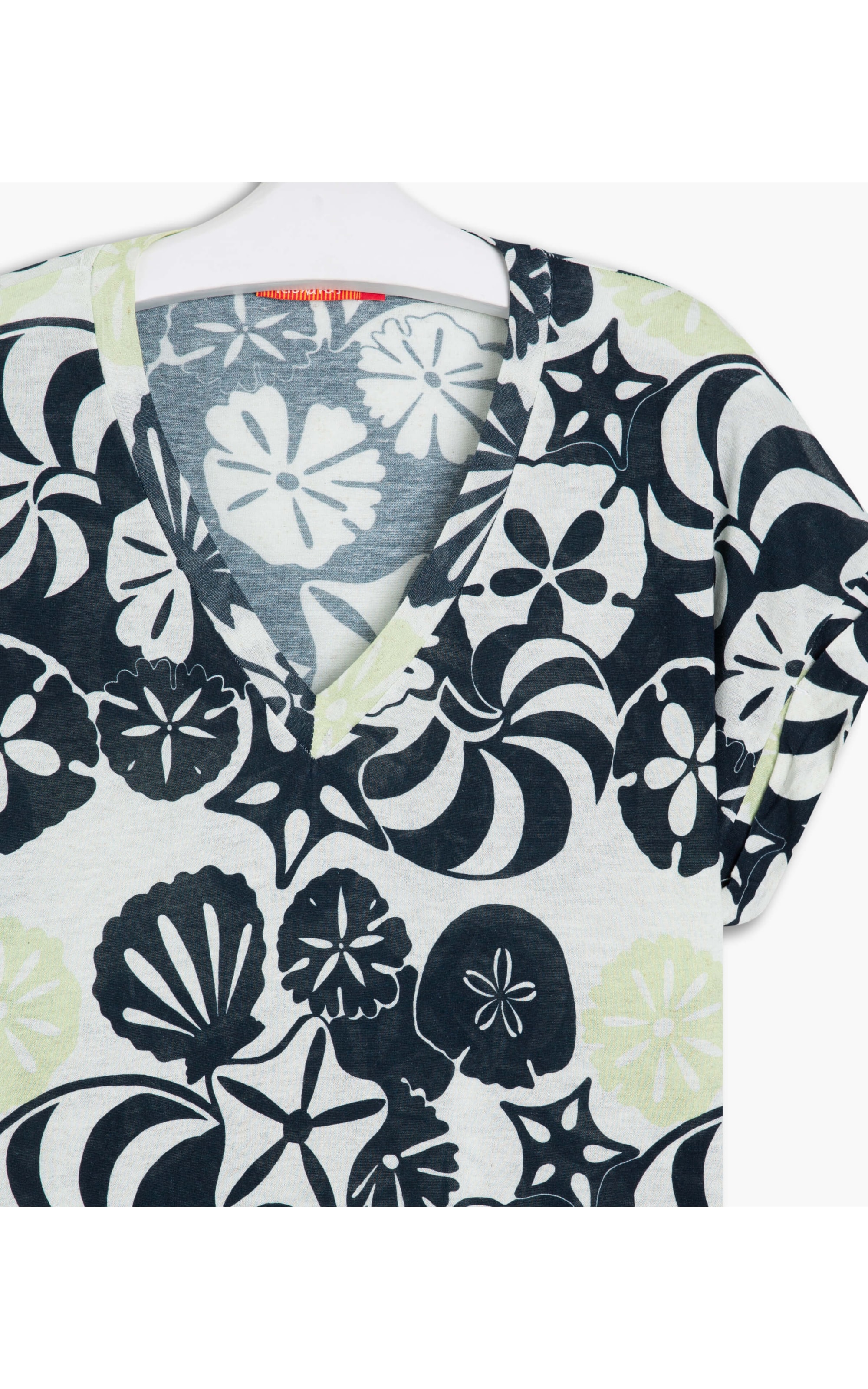 Blusa Linho  Milles Est Buzios Dark Navy