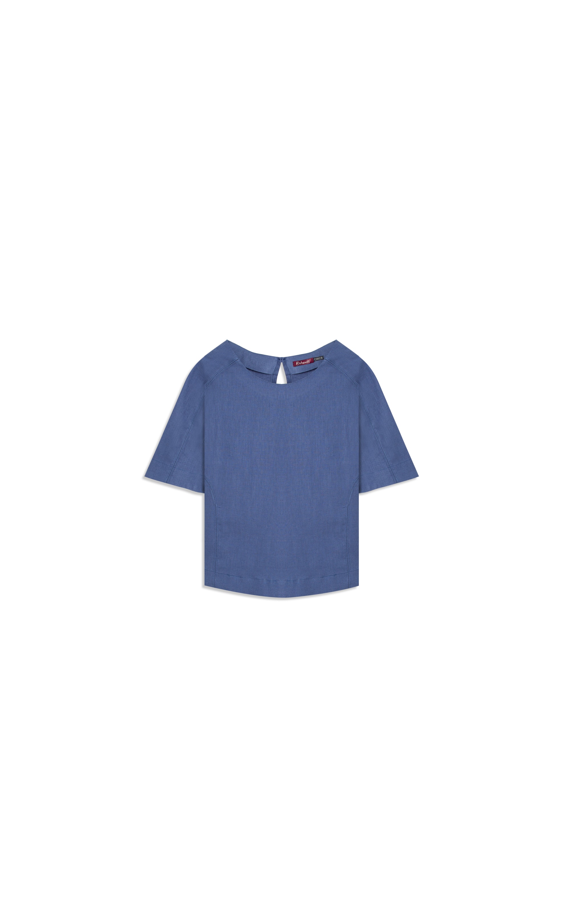 Blusa Linho  Millie Azul Jeans