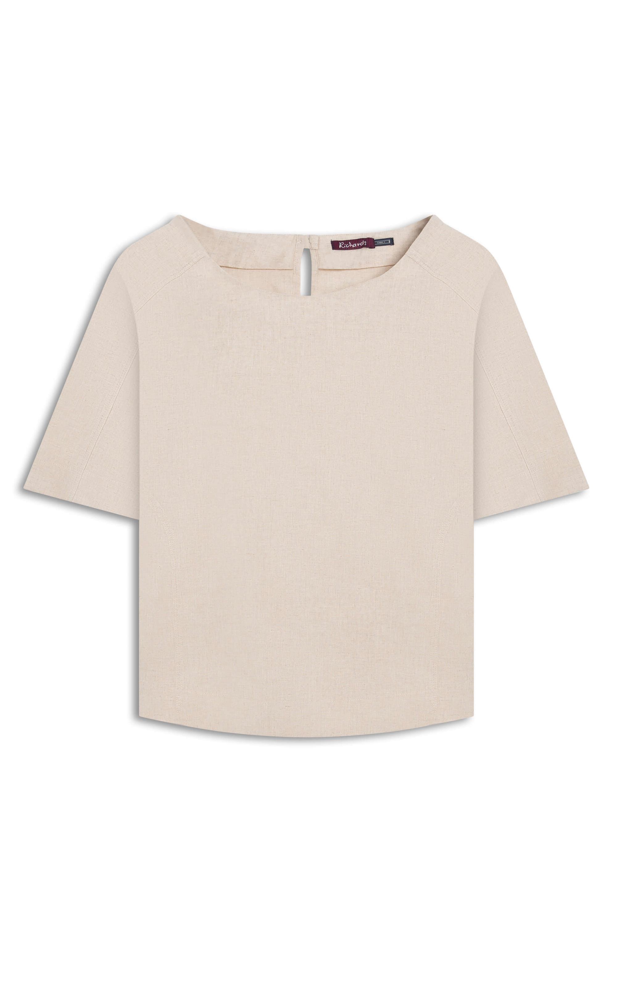 Blusa Linho  Millie Bege