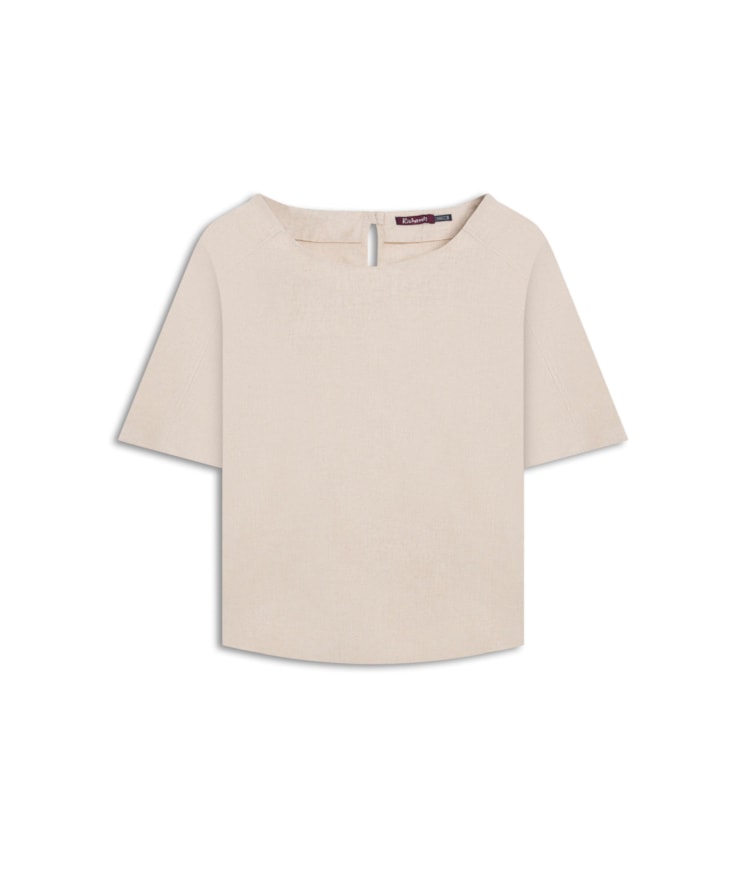 Blusa Linho  Millie Bege