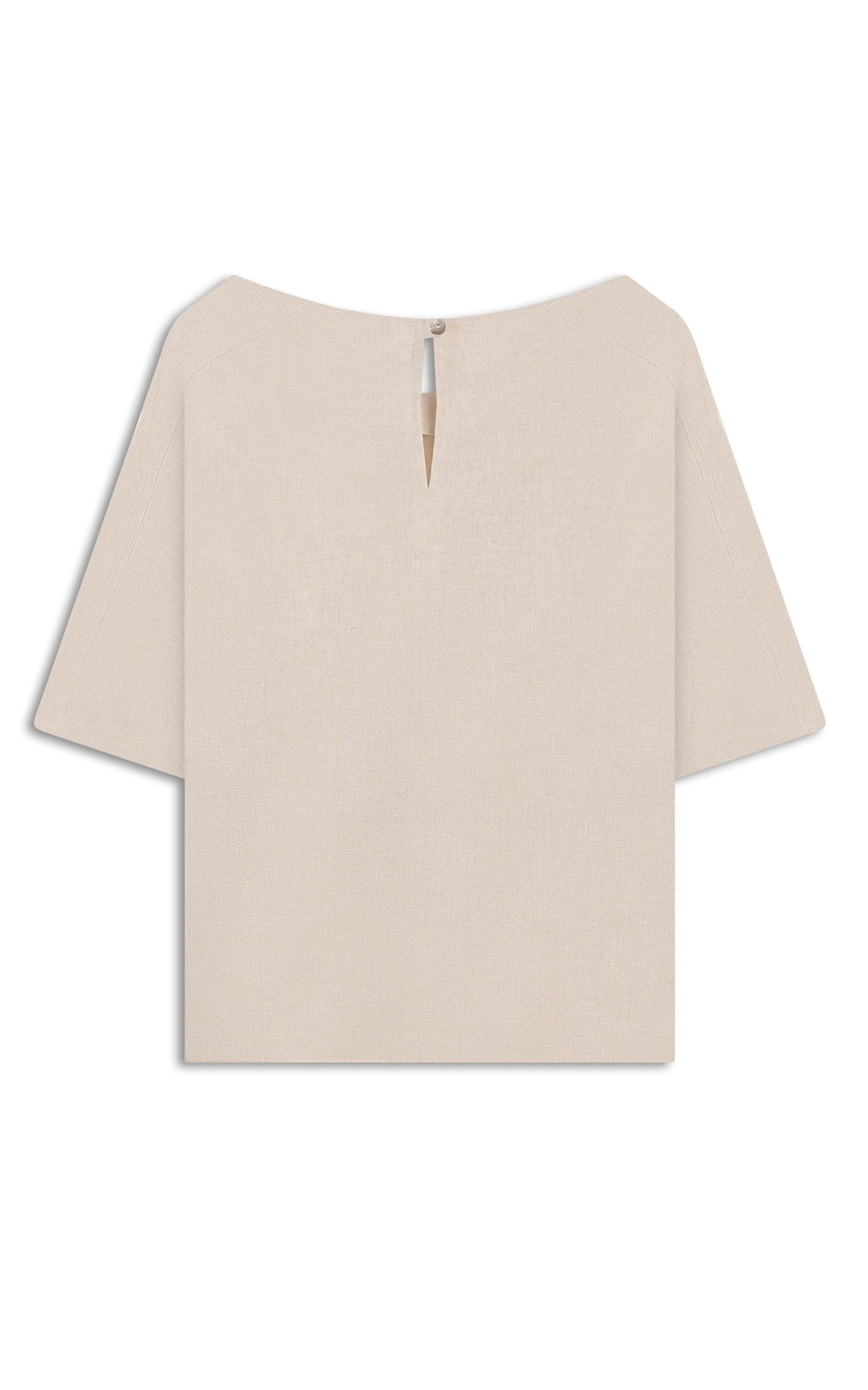 Blusa Linho  Millie Bege