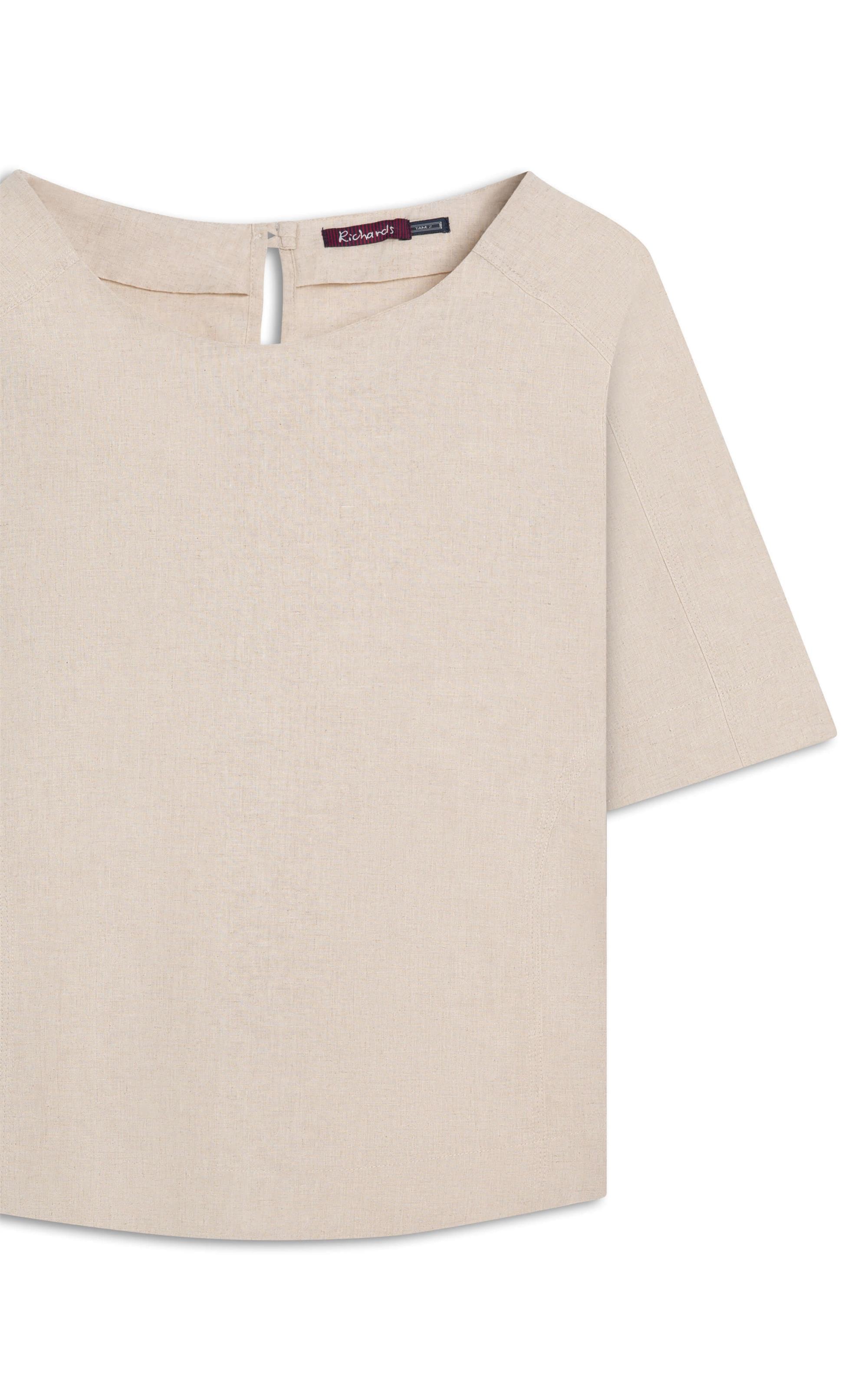 Blusa Linho  Millie Bege