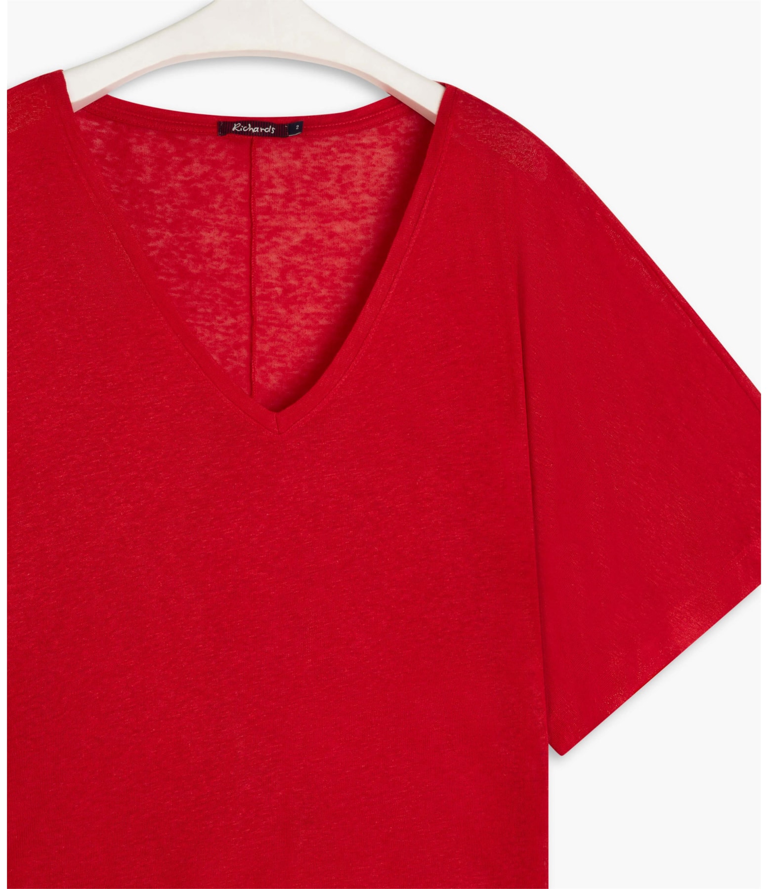 Blusa Linho  Miwa Cereja
