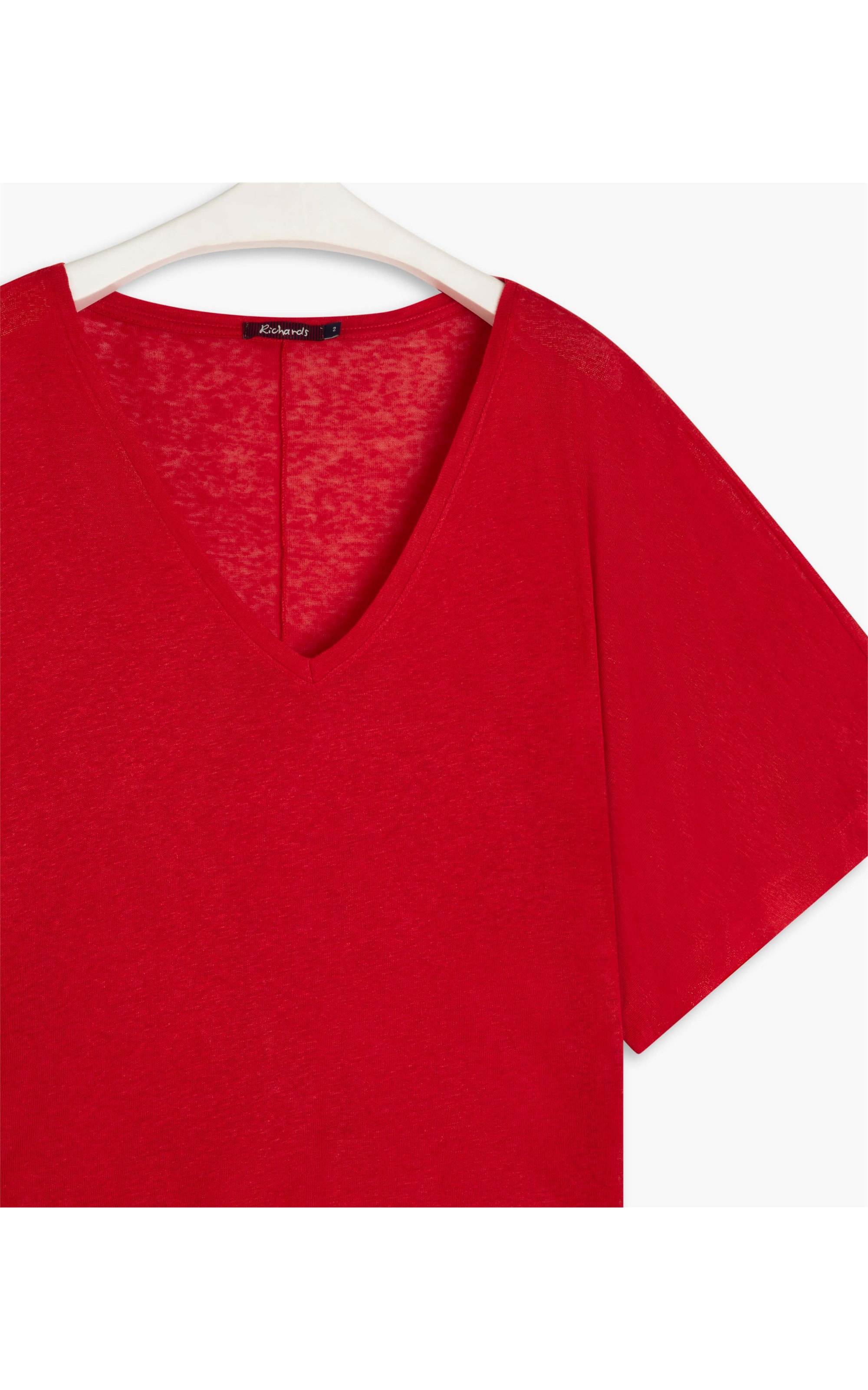Blusa Linho  Miwa Cereja