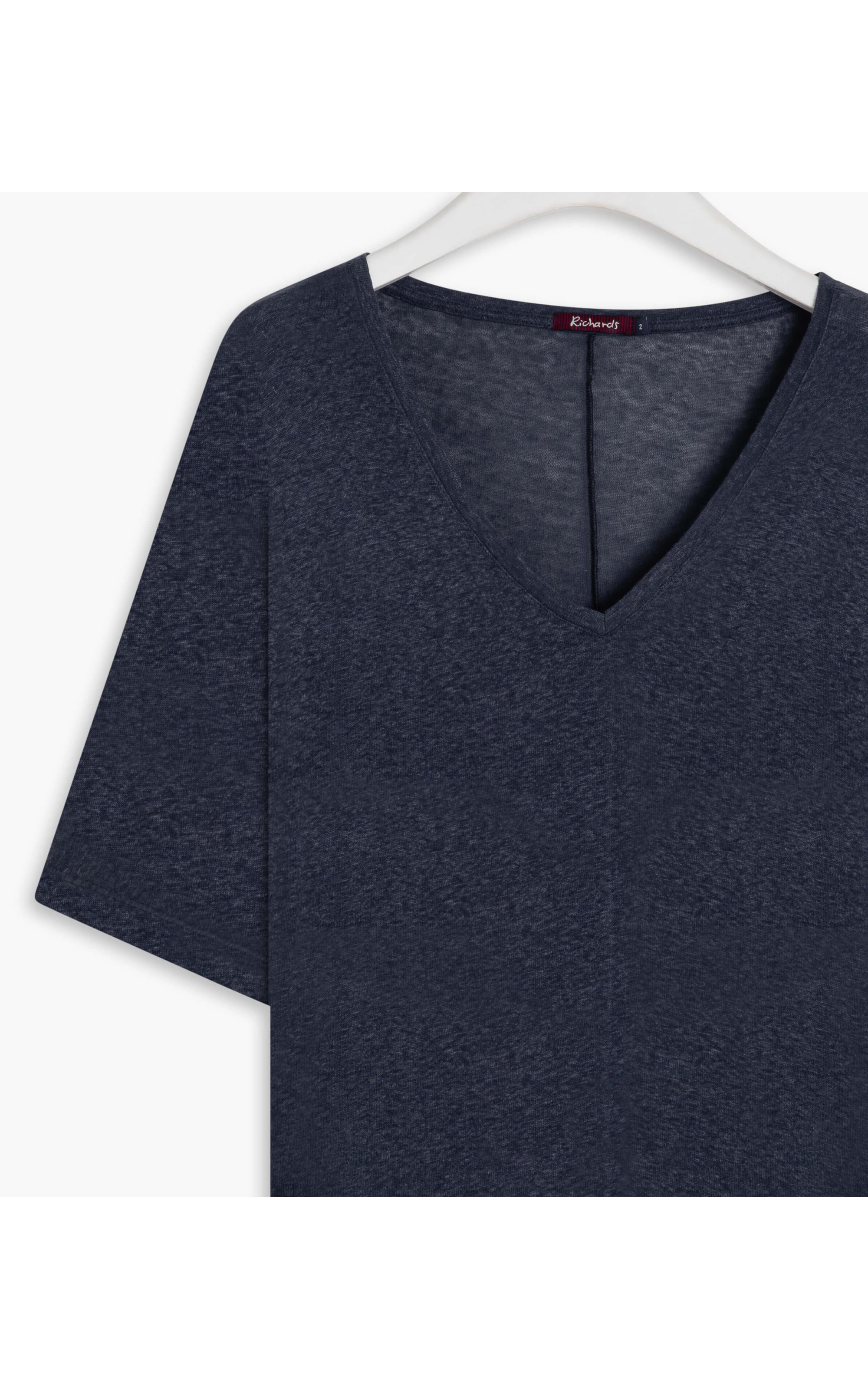 Blusa Linho  Miwa Dark Navy