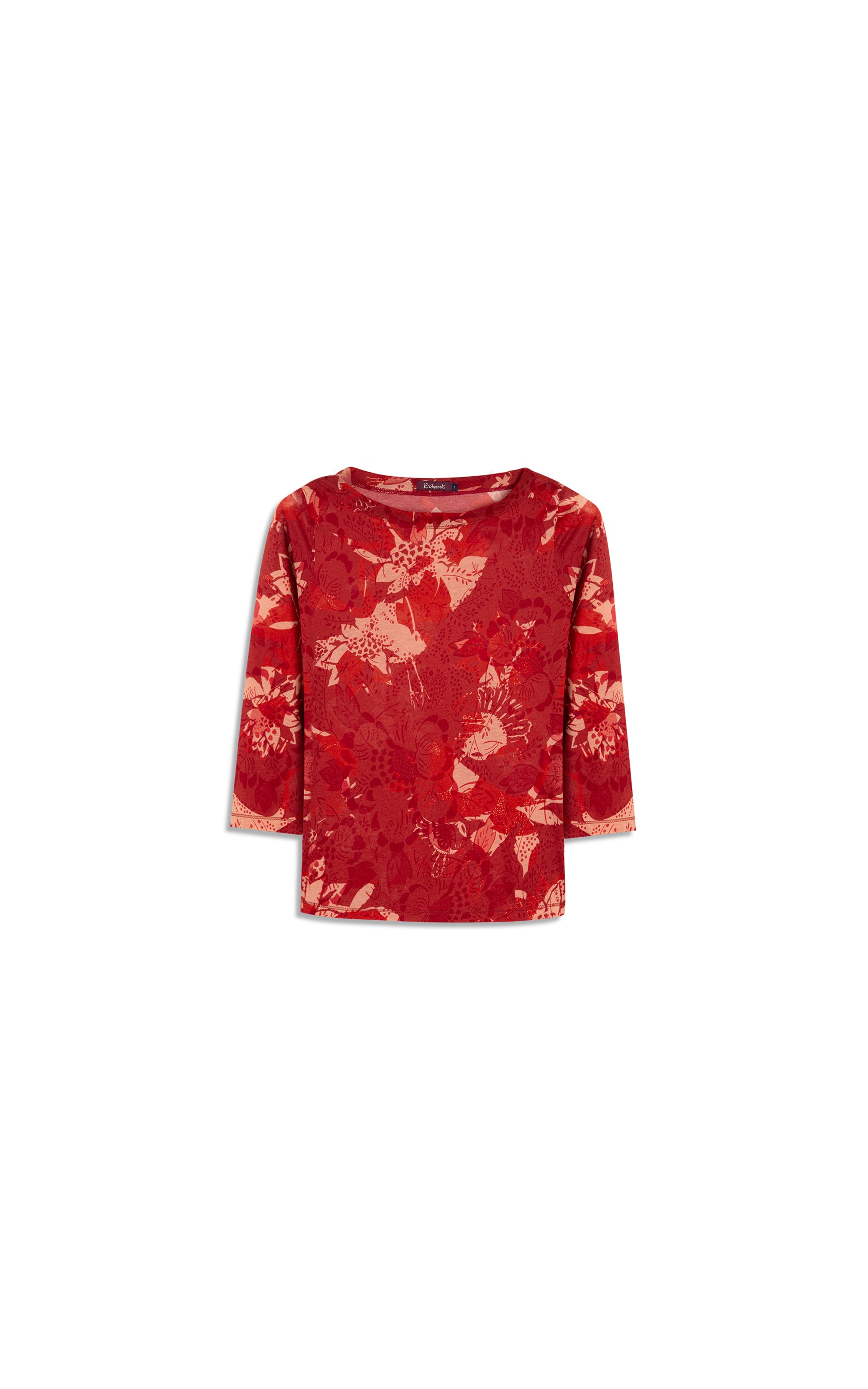 Blusa Linho  Mizuki Estampa Cereja