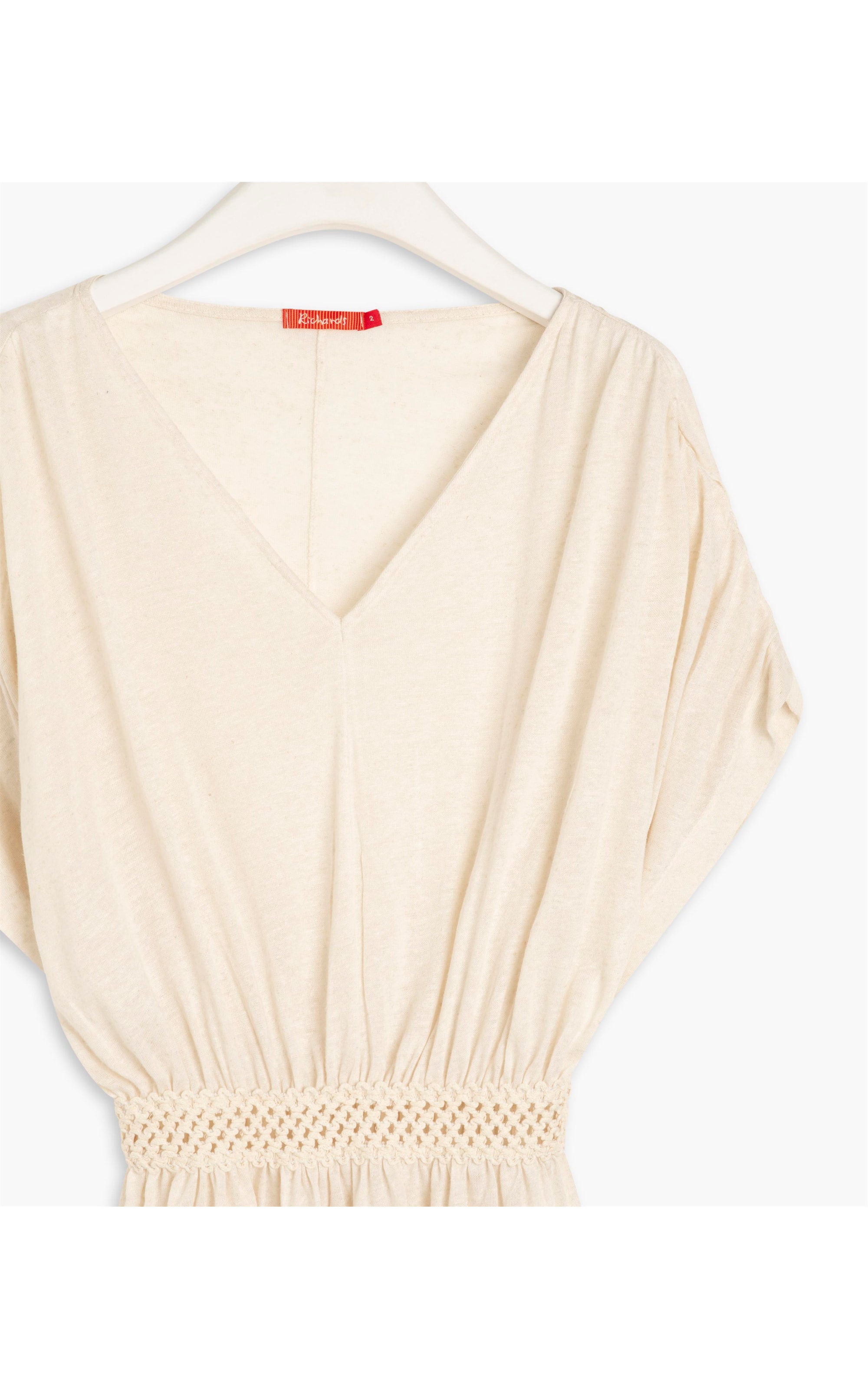 Blusa Linho  Moana  Liso Natural