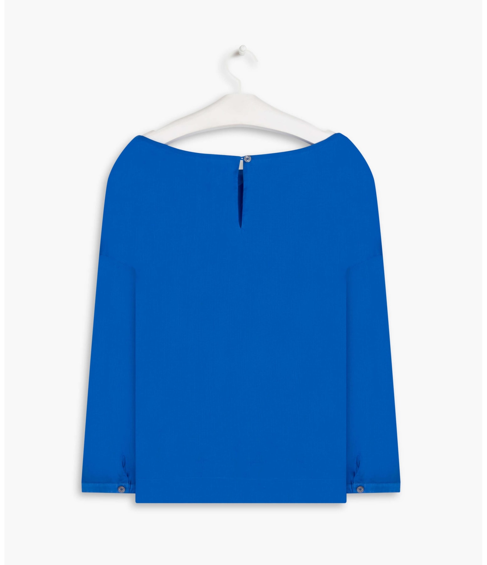 Blusa Linho Nalu Azul Bic